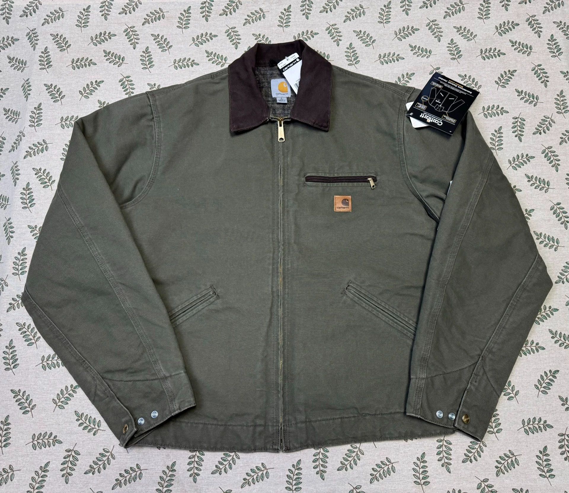 Carhartt Vintage Carhartt J97 Army Green L-Tall Jacket Size US L / EU 52-54 / 3 - 2 Thumbnail
