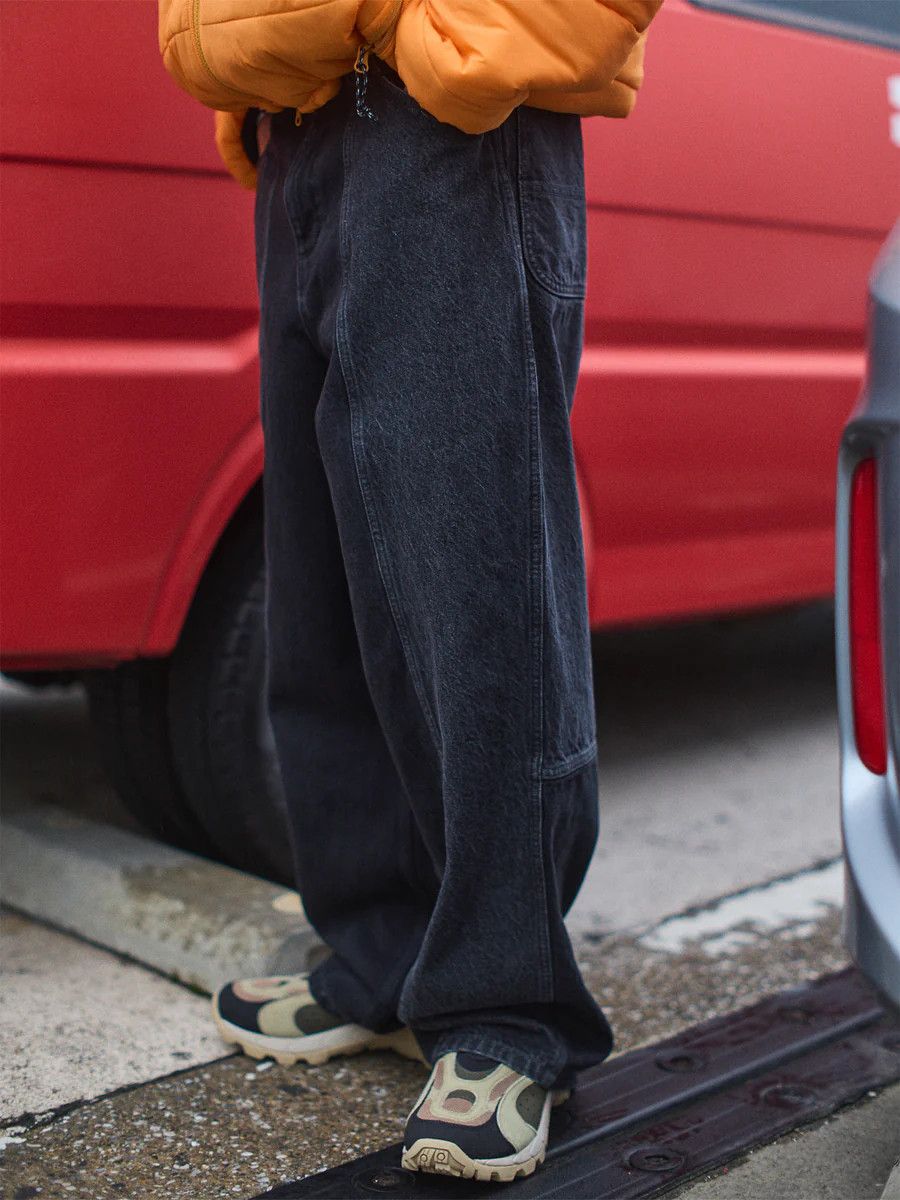 Japanese Brand Sedan All-Purpose Two Tone Wide Jeans Size US 34 / EU 50 - 1 Thumbnail