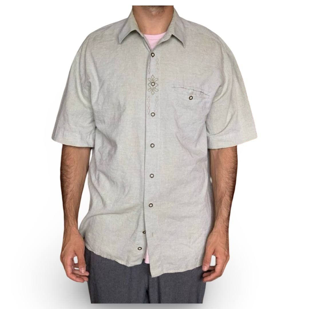 Vintage Jupiter Trachten-Style shirt #509 Size US L / EU 52-54 / 3 - 1 Thumbnail