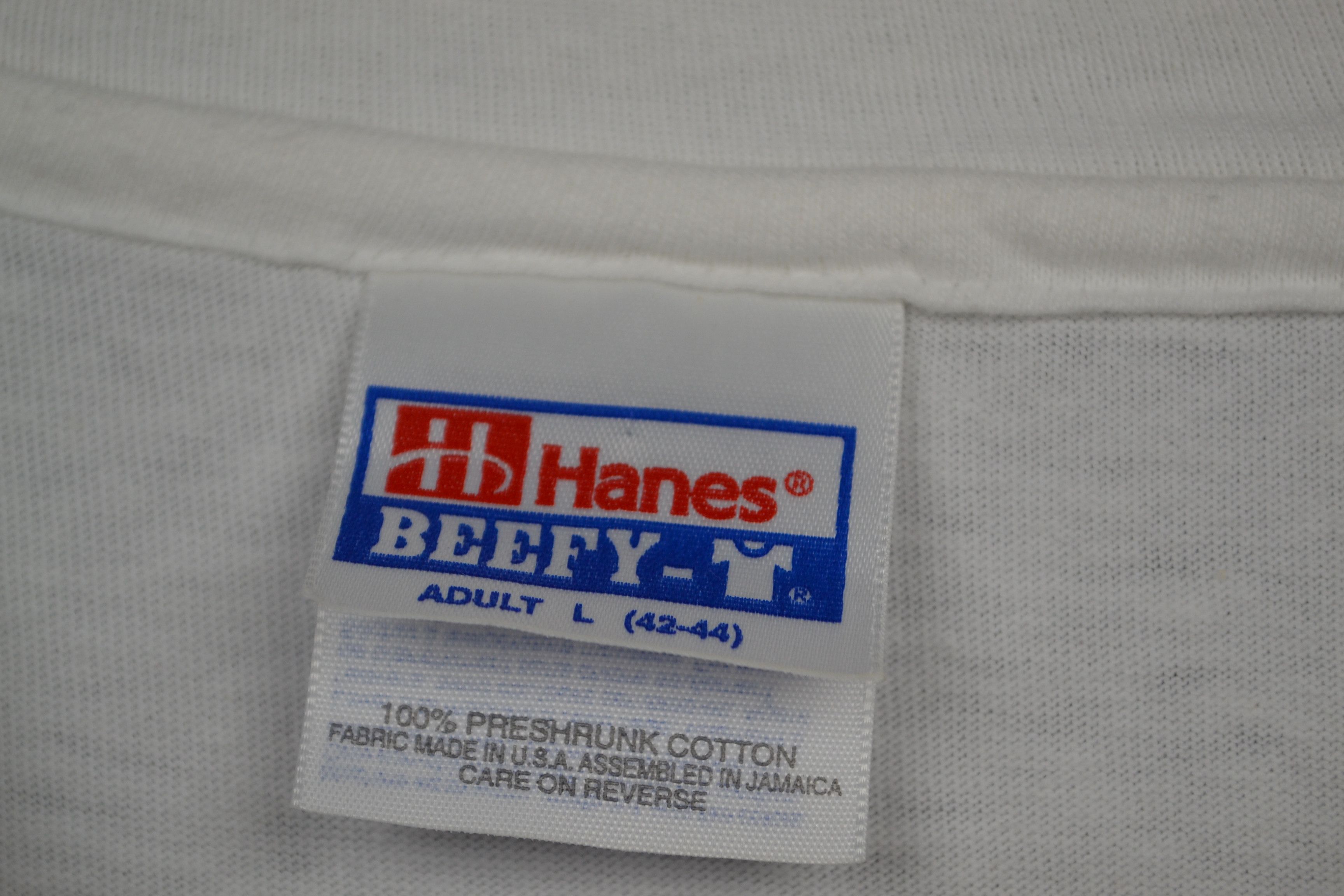 Vintage Vintage Safer With Cyphr L White T-shirt 90s Christian Meier Size US L / EU 52-54 / 3 - 9 Thumbnail