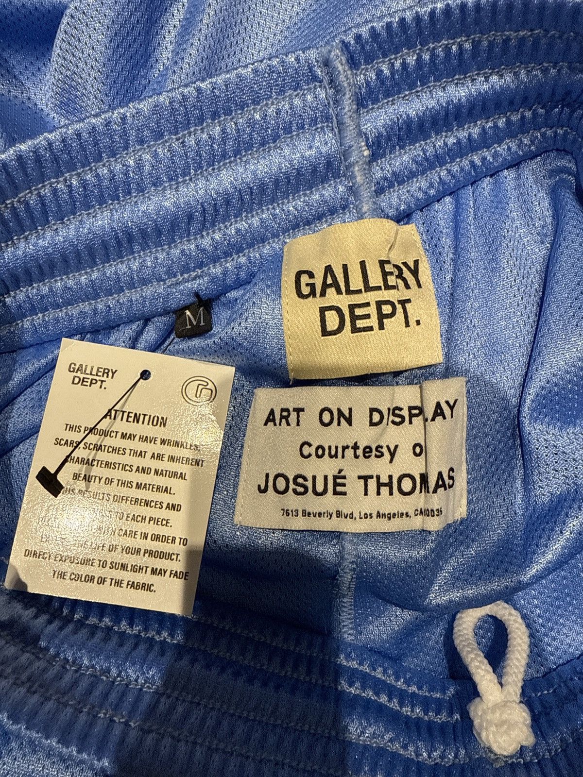 Gallery Dept. Gallery Department Gym Shorts Baby Blue Medium Size US 31 - 3 Thumbnail