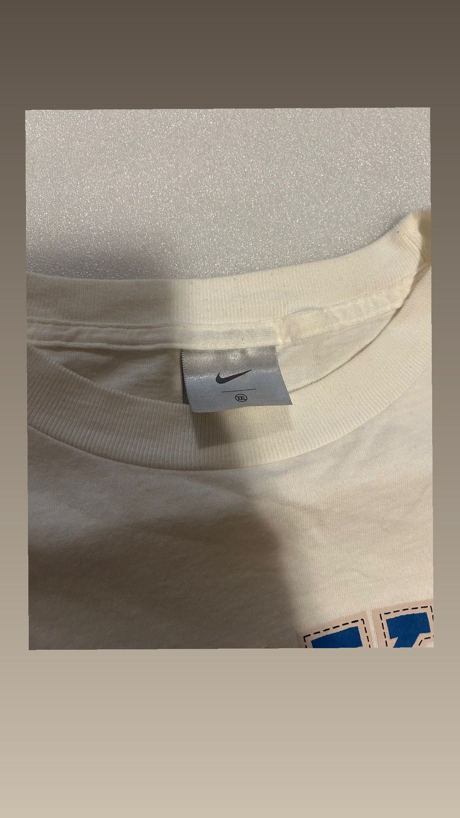 Nike Vintage white Nike tee Size US XXL / EU 58 / 5 - 4 Thumbnail
