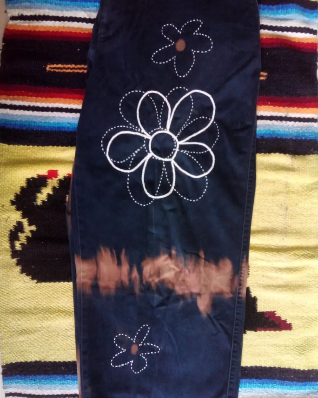 Denime Reworked Chainstich Embroidery Chino pants Size US 34 / EU 50 - 4 Thumbnail