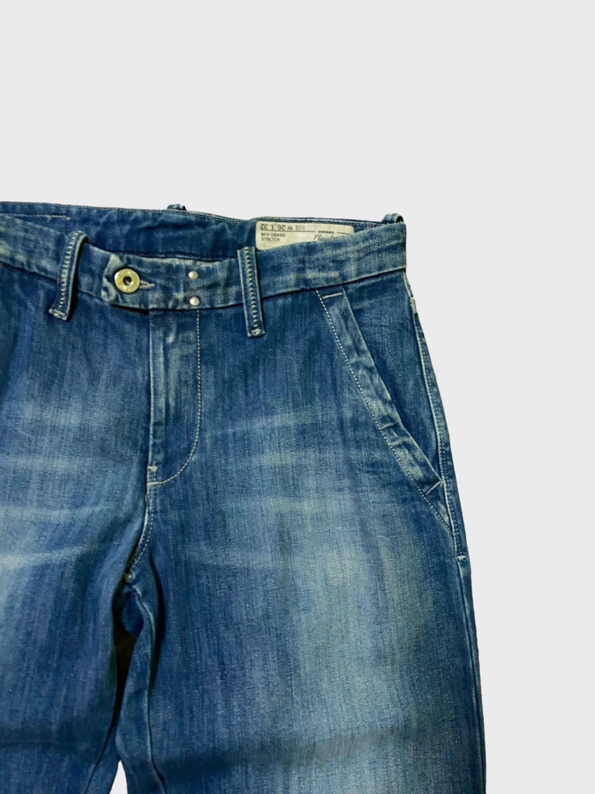 Diesel Flared Balenciaga Style Diesel Washed Wide legs Jeans 90s Size US 27 - 5 Thumbnail