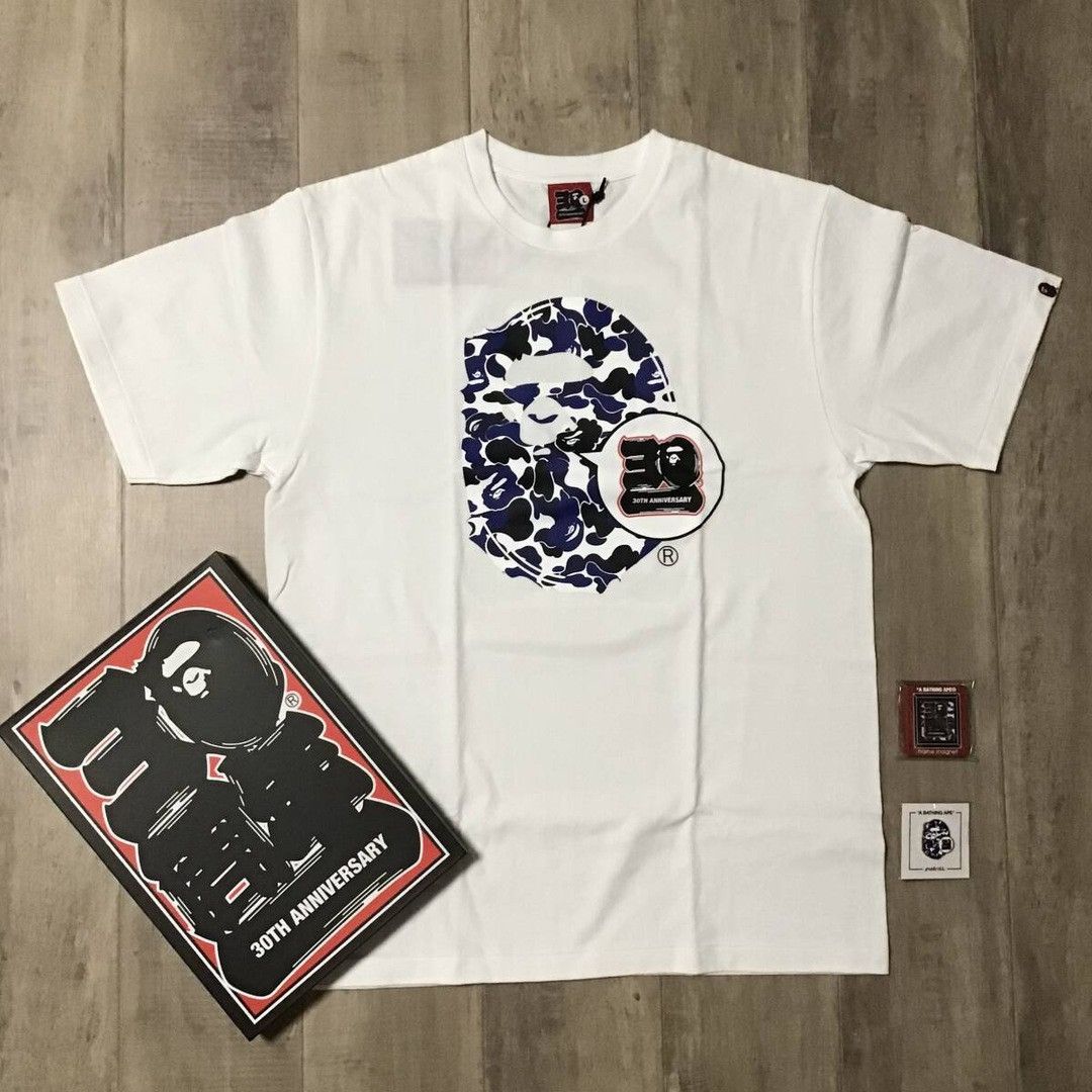 Bape BAPE 30th anniversary APE HEAD T-shirt a bathing ape Size US L / EU 52-54 / 3 - 1 Thumbnail