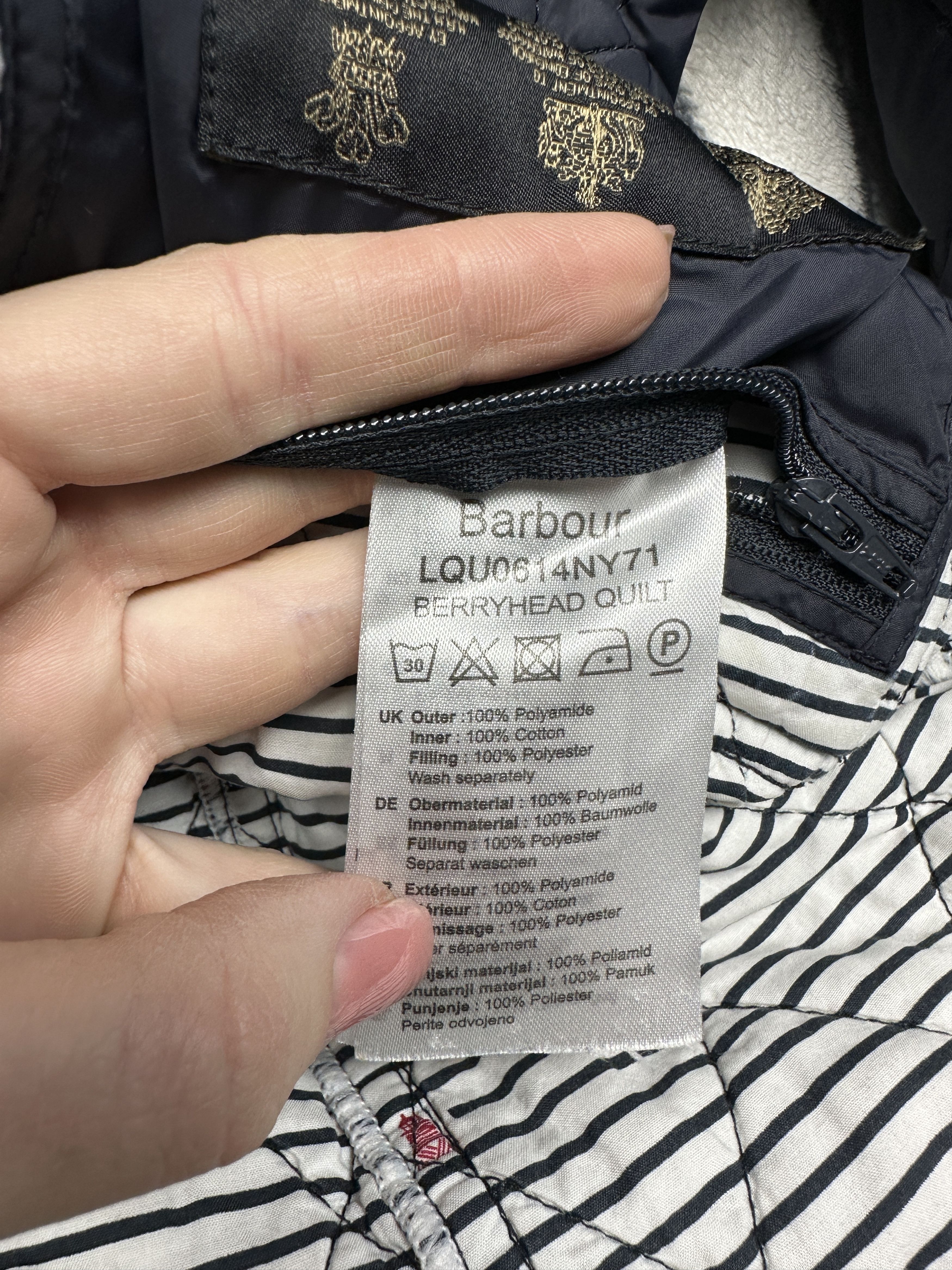 Barbour Barbour Womens Berryhead Quilted Jacket Size M / US 6-8 / IT 42-44 - 7 Thumbnail