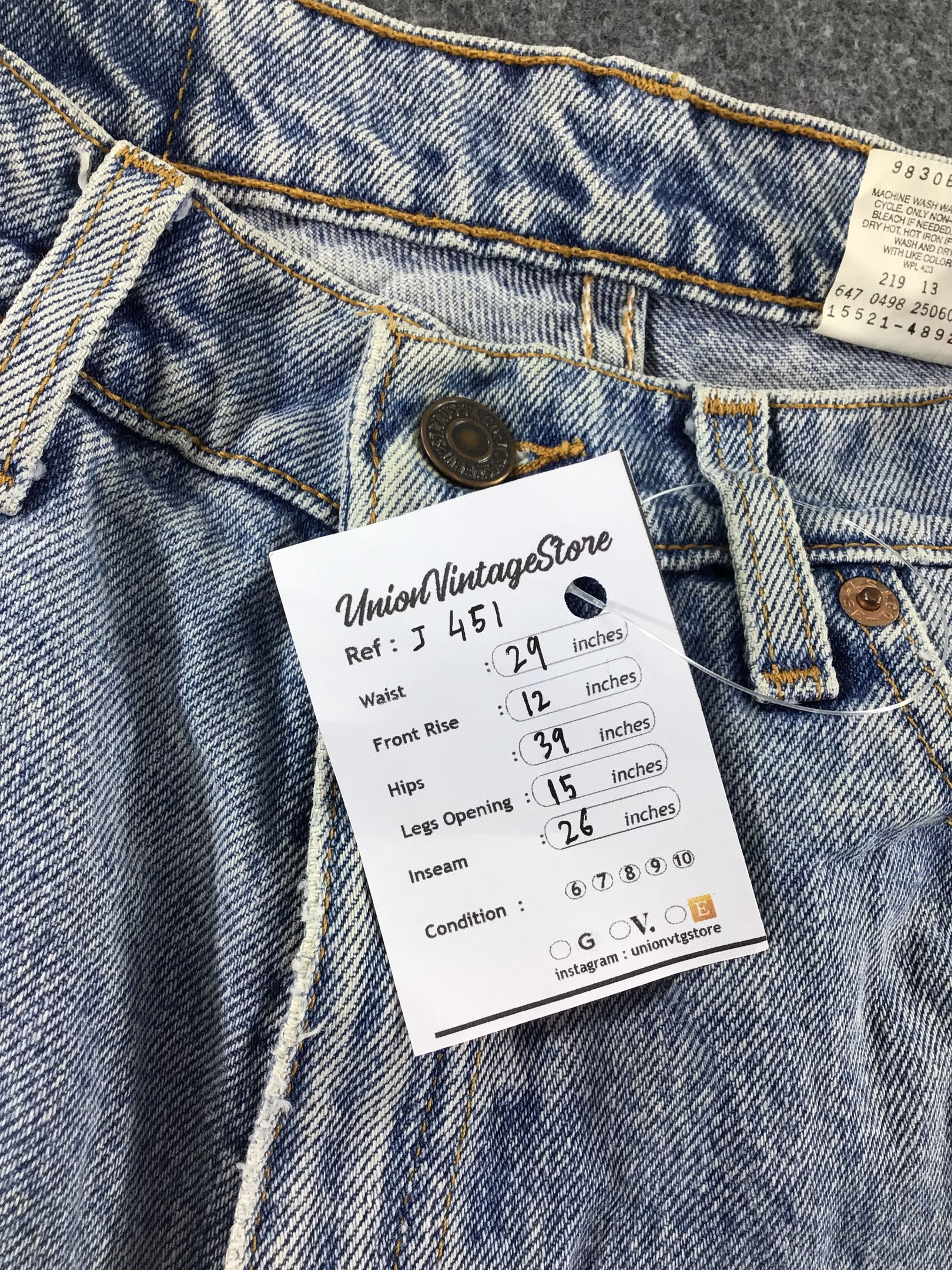 Levi's Vintage Levis 512 Jeans-J451 Size US 29 - 11 Thumbnail