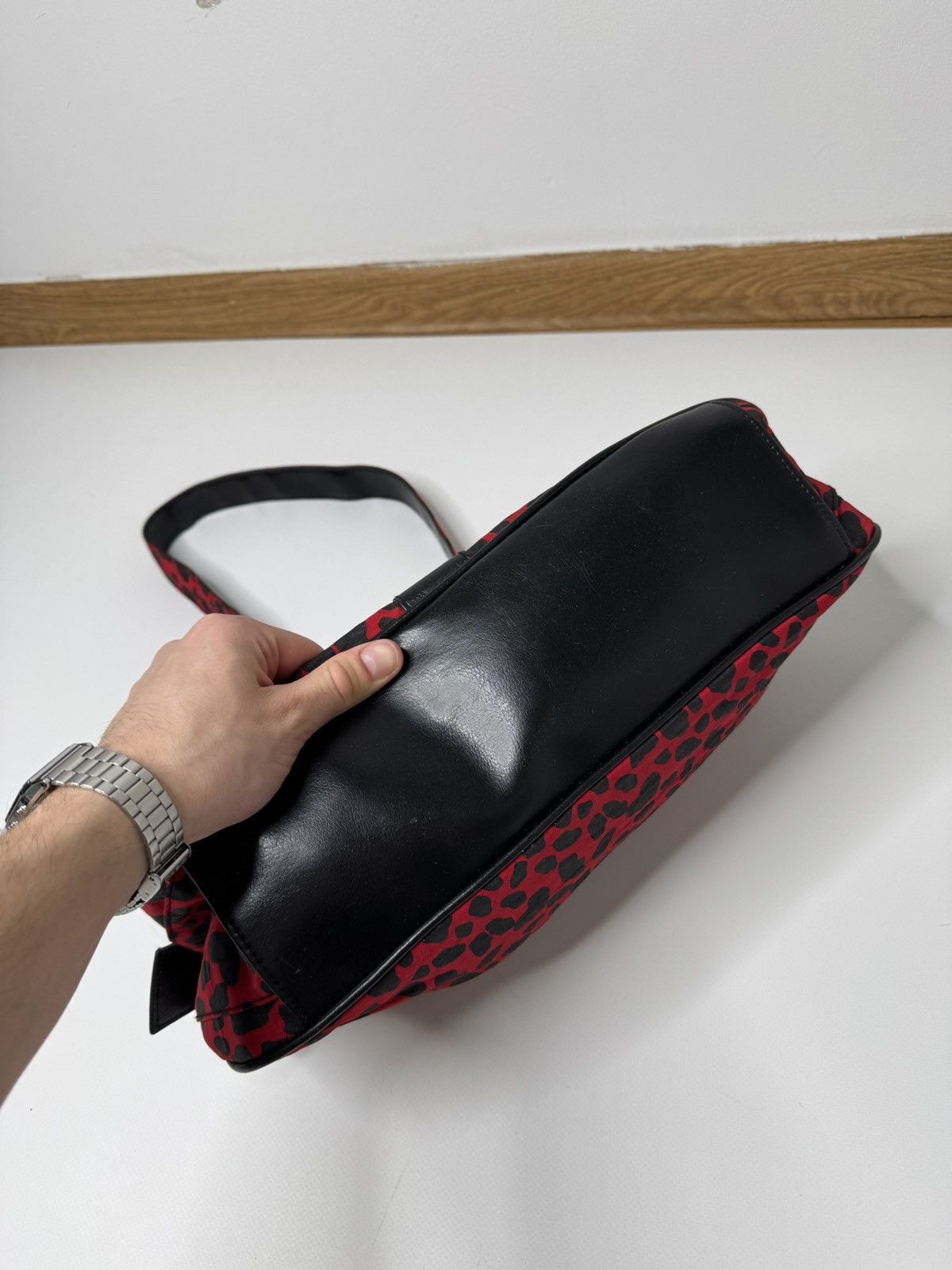 Vintage Vintage avant garde red black dot bag swag y2k if6was9 lgb Size ONE SIZE - 3 Thumbnail