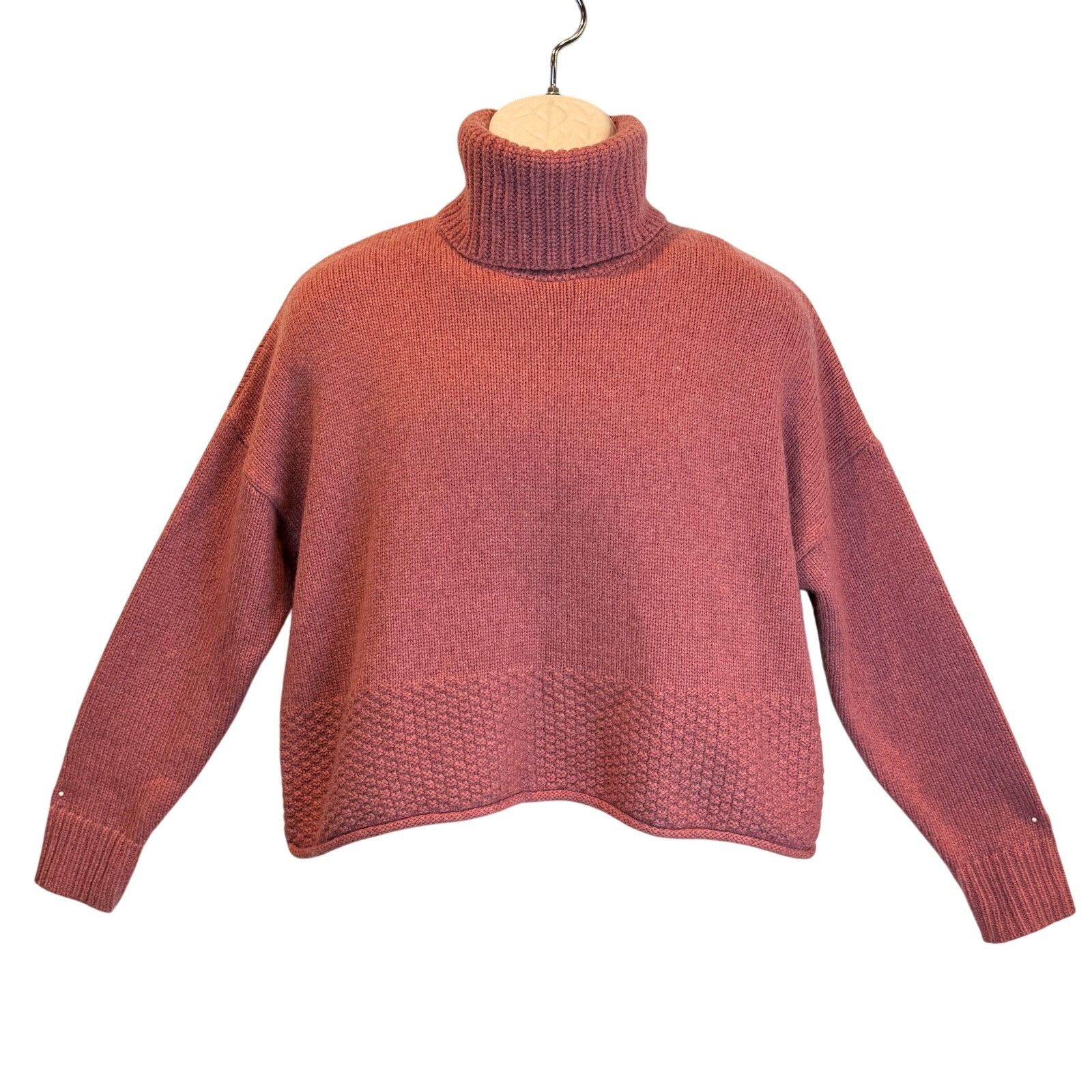 Madewell Madewell Corsica Stitch Turtleneck Sweater Sz Medium NWT Size M / US 6-8 / IT 42-44 - 1 Thumbnail