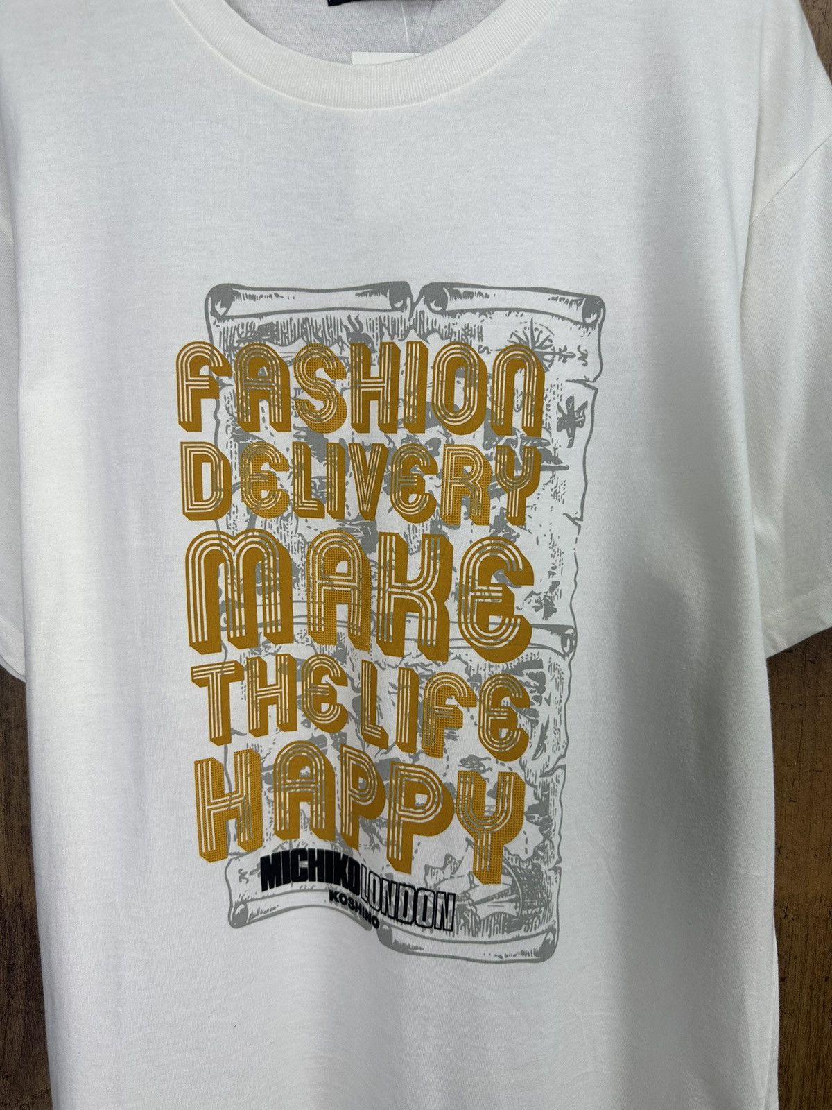 Michiko Koshino Vintage Michiko London Koshino Nos Tshirt A370 Size US L / EU 52-54 / 3 - 2 Thumbnail