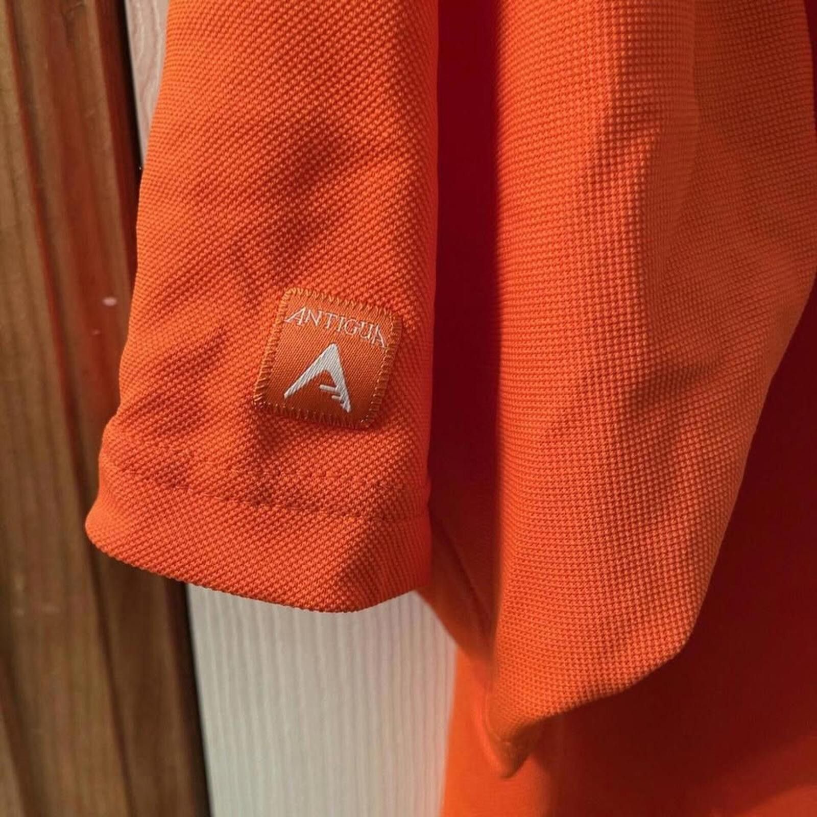 Antigua Antigua Denver Broncos Polo Shirt - Orange - Size M Size ONE SIZE - 3 Thumbnail