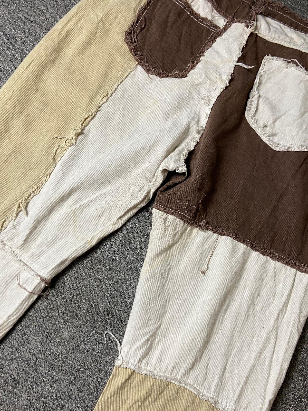 Shein Shein Brand Brown Patches Style Pants (148) Size US 41 - 2 Thumbnail