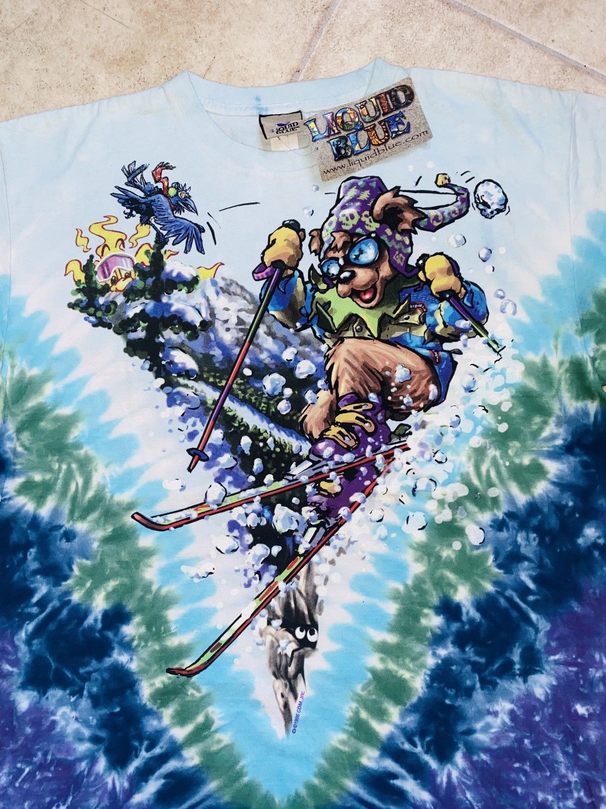 Flatbush Zombies × Grateful Dead × Vintage Grateful Dead 90s Snow Vintage Tee NikeSB Pleasures Size US L / EU 52-54 / 3 - 2 Thumbnail