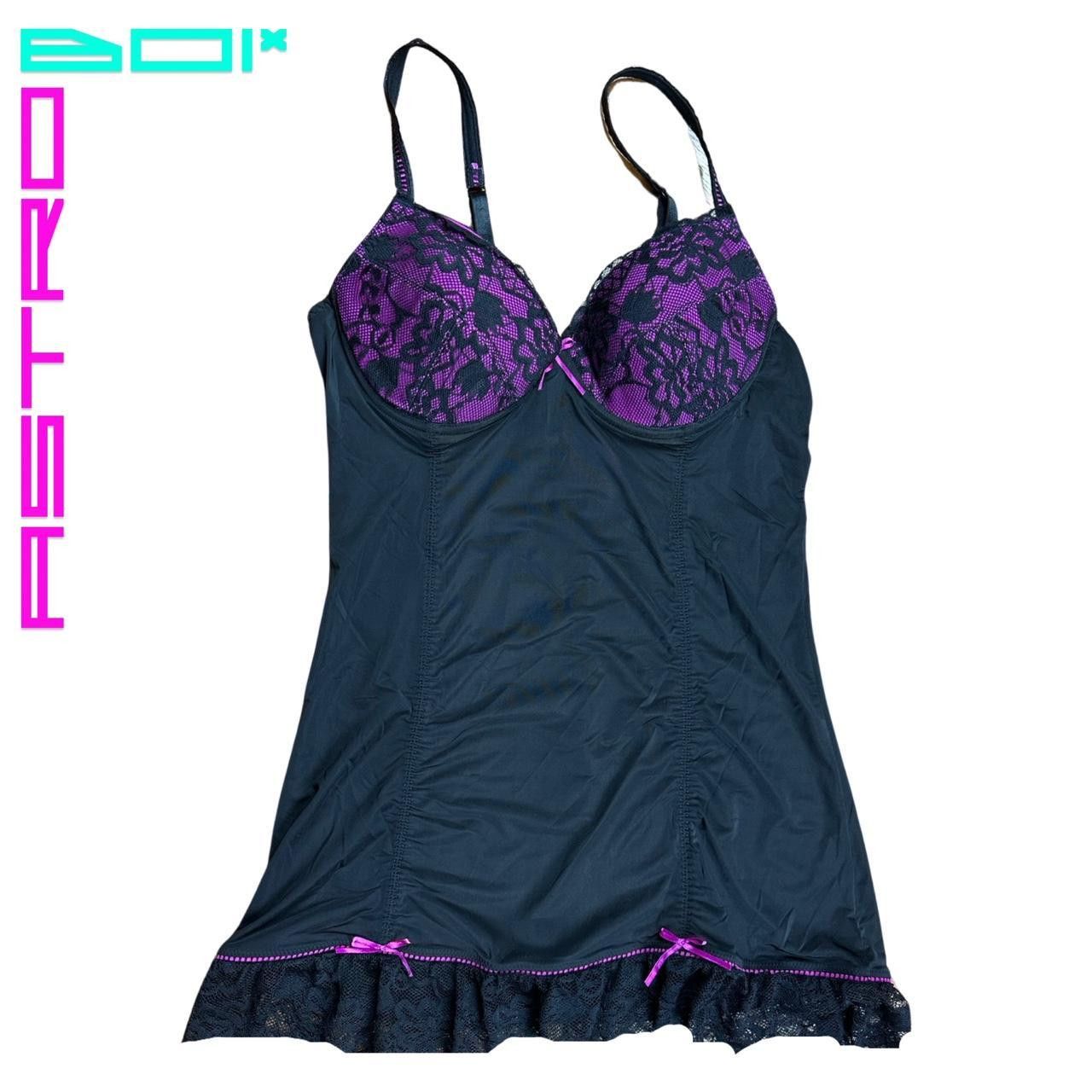 Other PINK + BLACK LACE LINGERIE CAMI LARGE Size L / US 10 / IT 46 - 1 Thumbnail