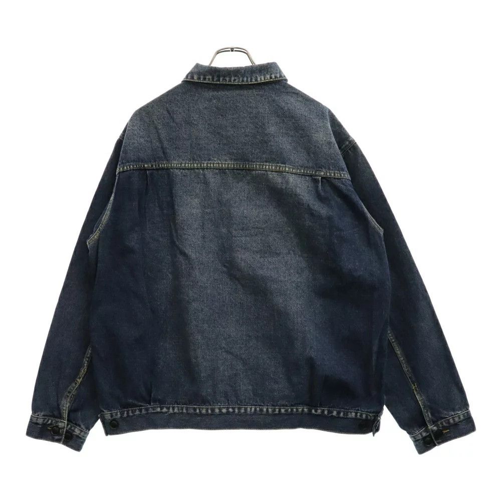 Yohji Yamamoto Yohji Yamamoto POUR HOMME 21SS Denim Trucker Jacket Size US XL / EU 56 / 4 - 2 Thumbnail