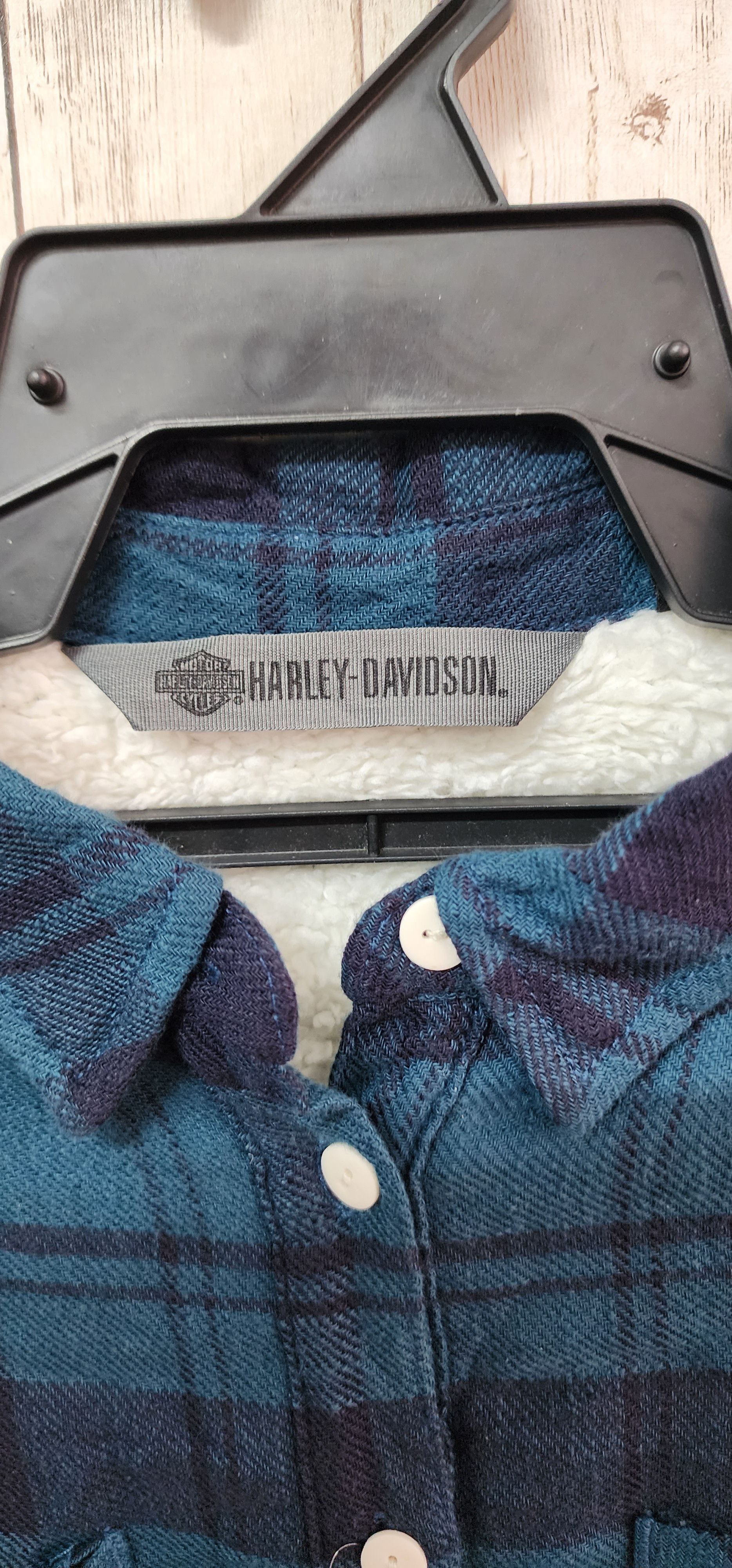 Harley Davidson Harley Davidson Women's Sherpa Lined Layering Shirt Size M / US 6-8 / IT 42-44 - 6 Thumbnail