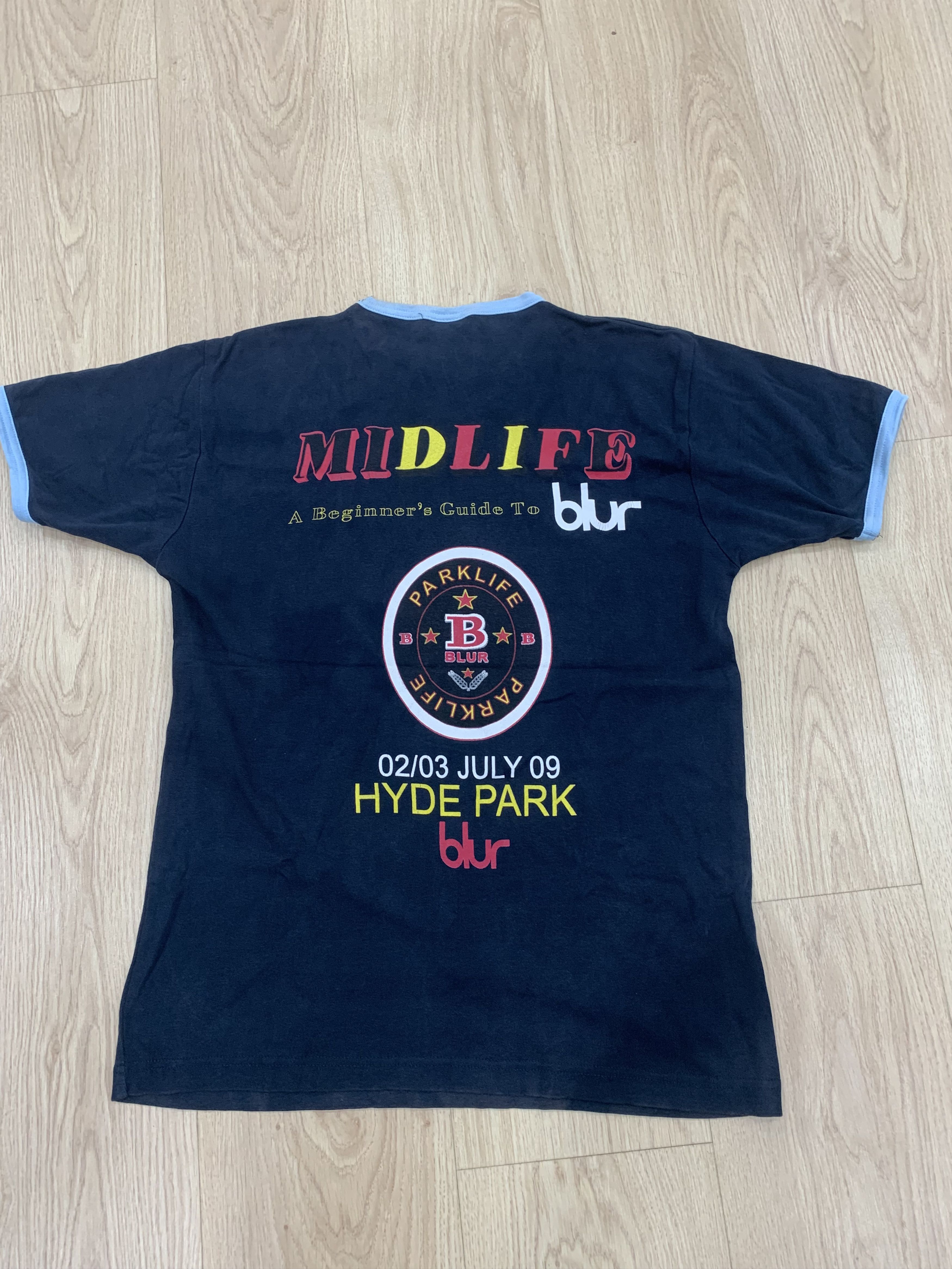 Band Tees VTG BLUR PARKLIFE TOUR BAND SHIRT OASIS SUEDE BRITPOP RIDE Size US M / EU 48-50 / 2 - 5 Thumbnail