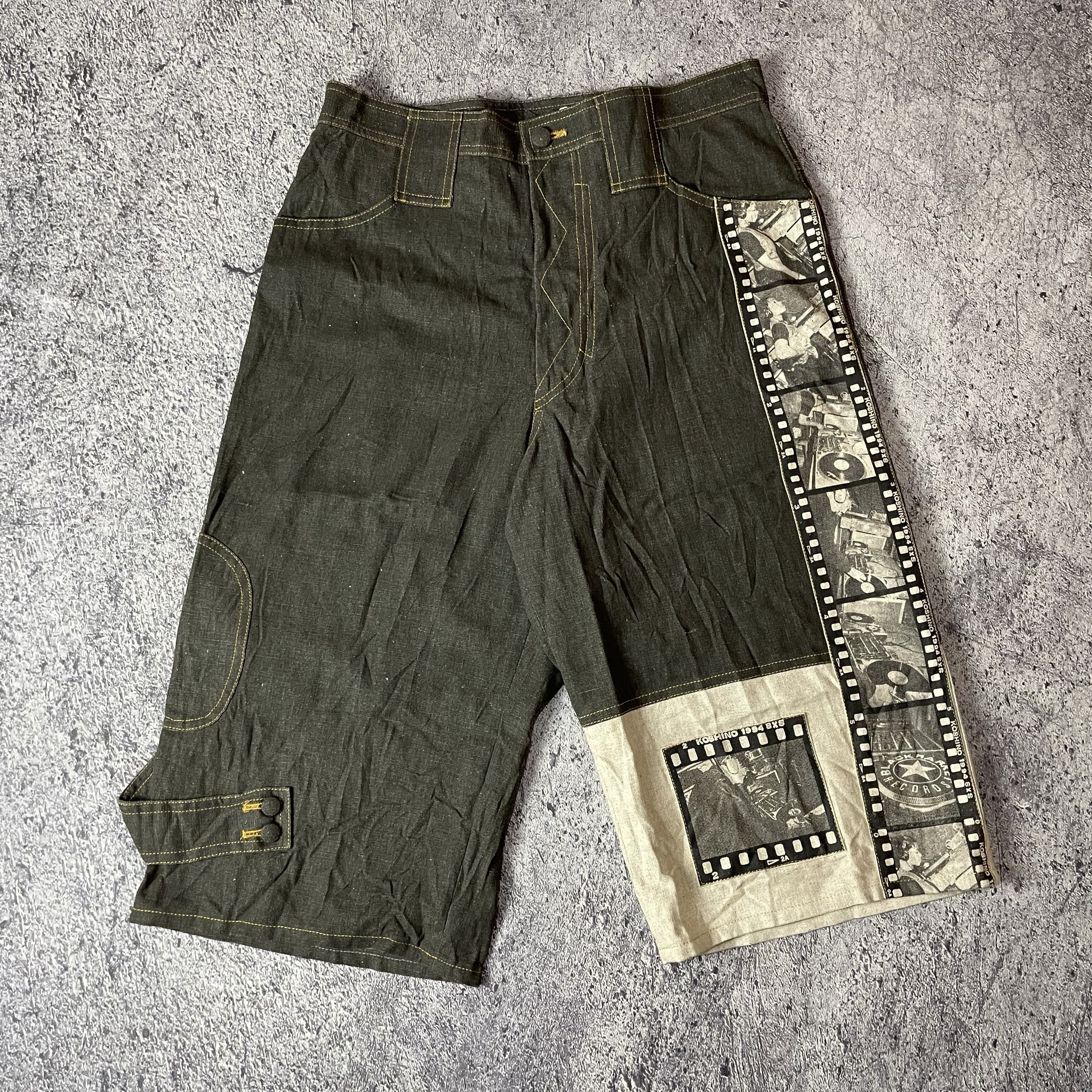 image of Item Sample Michiko Koshino London Y2K Pants in Black/Grey, Men's (Size 34)