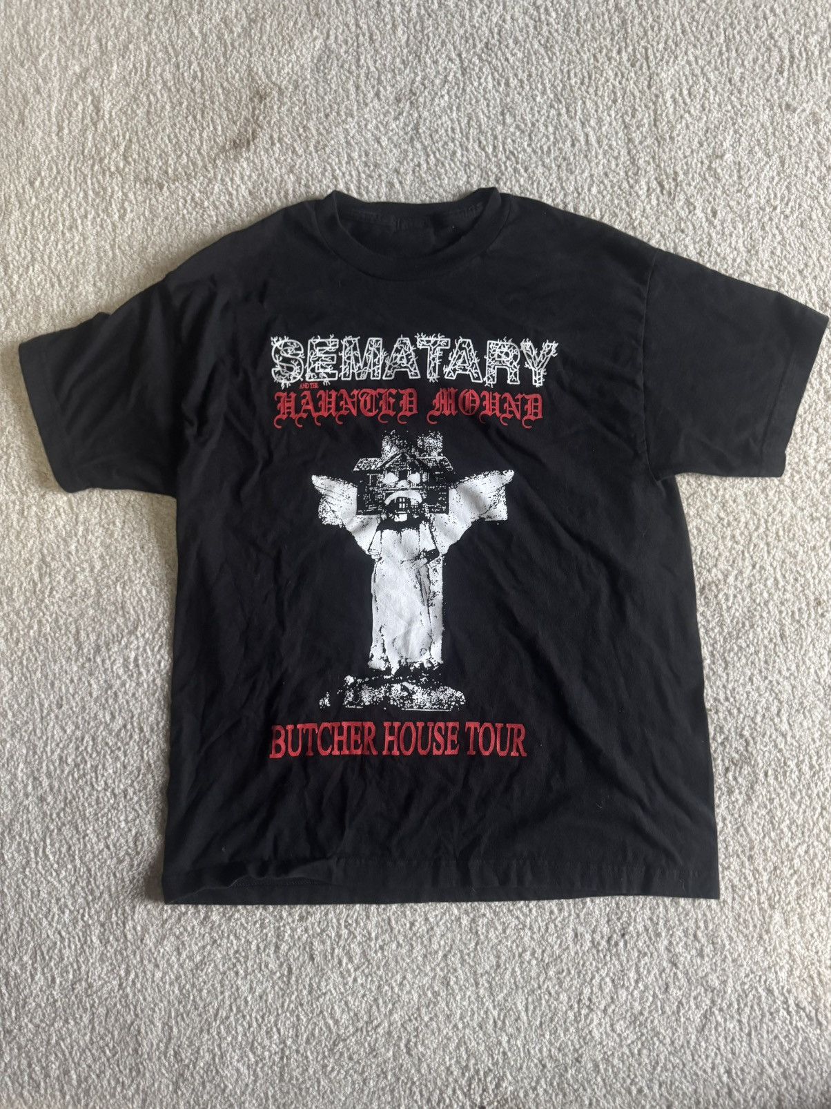 Drain Gang × Haunted Mound Haunted Mound Grave House Tour T-Shirt Size US L / EU 52-54 / 3 - 1 Thumbnail