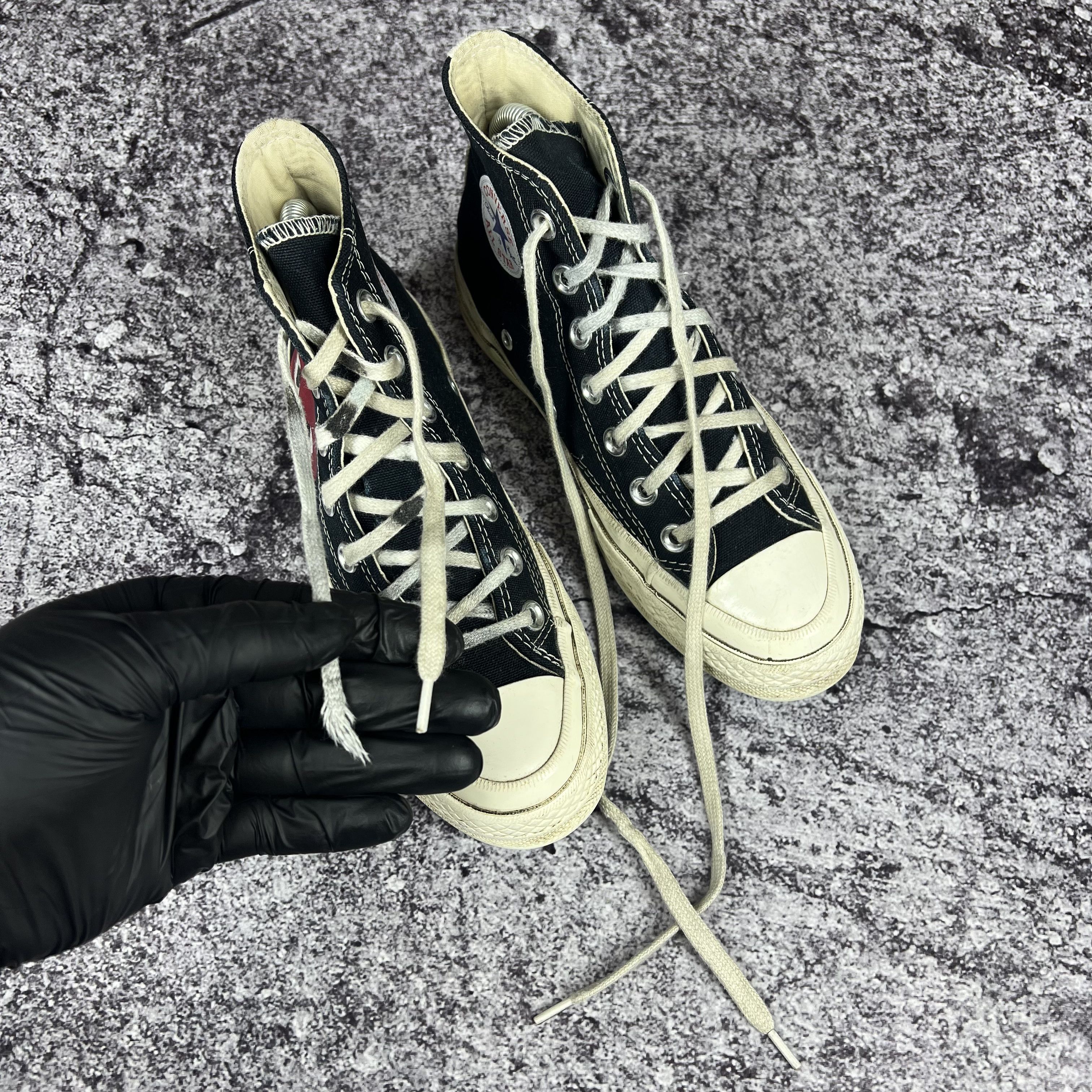 Comme des Garcons PLAY × Converse Come des Garcons x Converse Sneakers Size UK 3 / EUR 35 Size US 5.5 / IT 35.5 - 15 Thumbnail