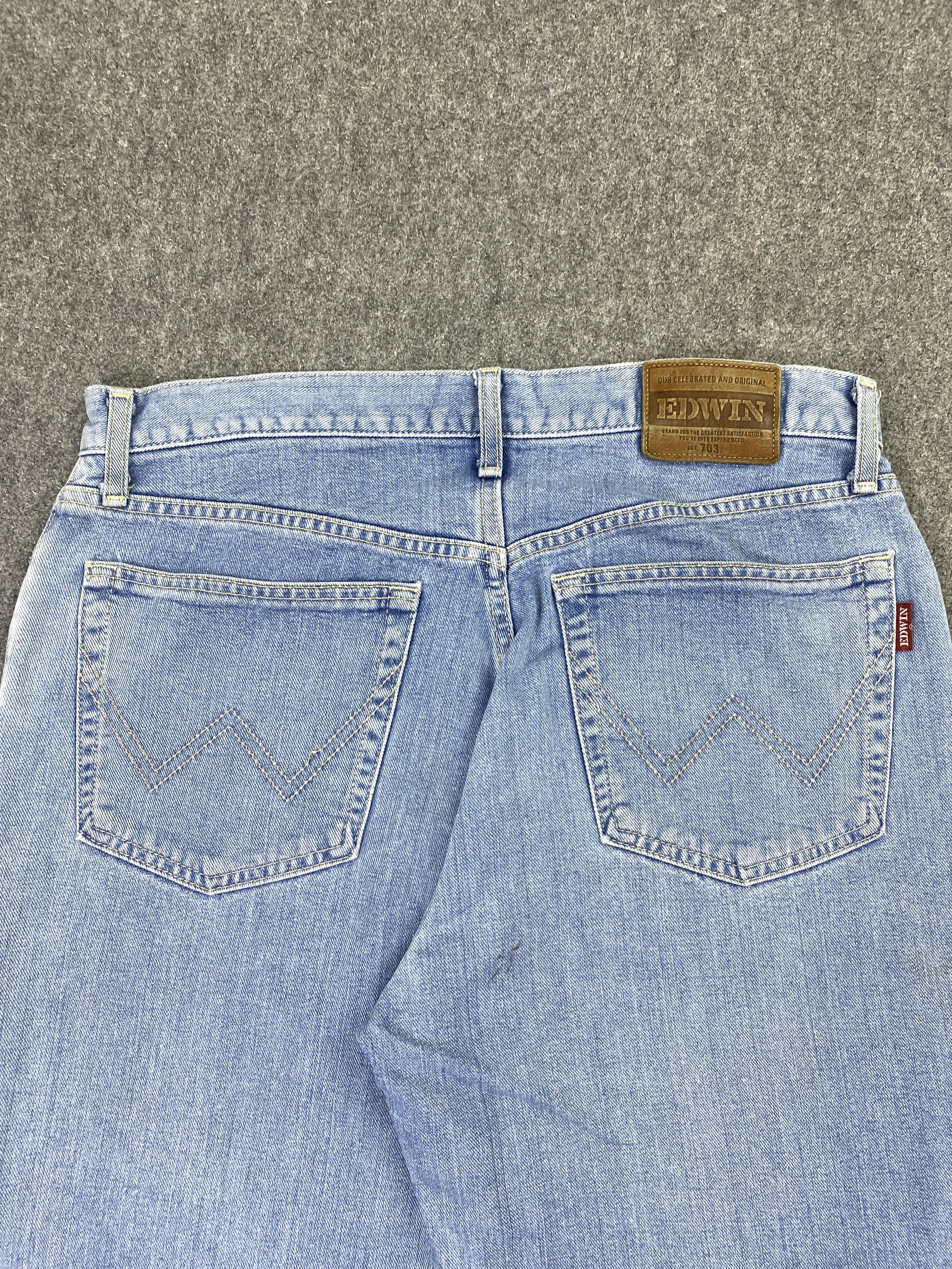 Edwin Vintage Edwin Soft Jeans Light Blue Denim DP2875 Size US 34 / EU 50 - 3 Thumbnail