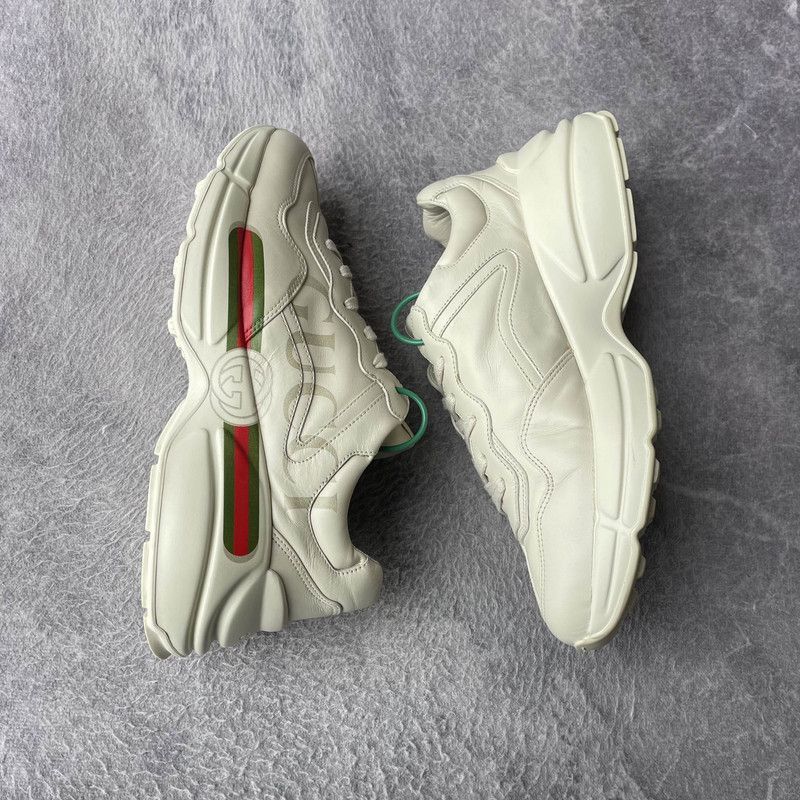 Gucci Gucci Rhyton Logo Low-Top Sneaker for Men - Size US 8 / EU 41 - 7 Thumbnail