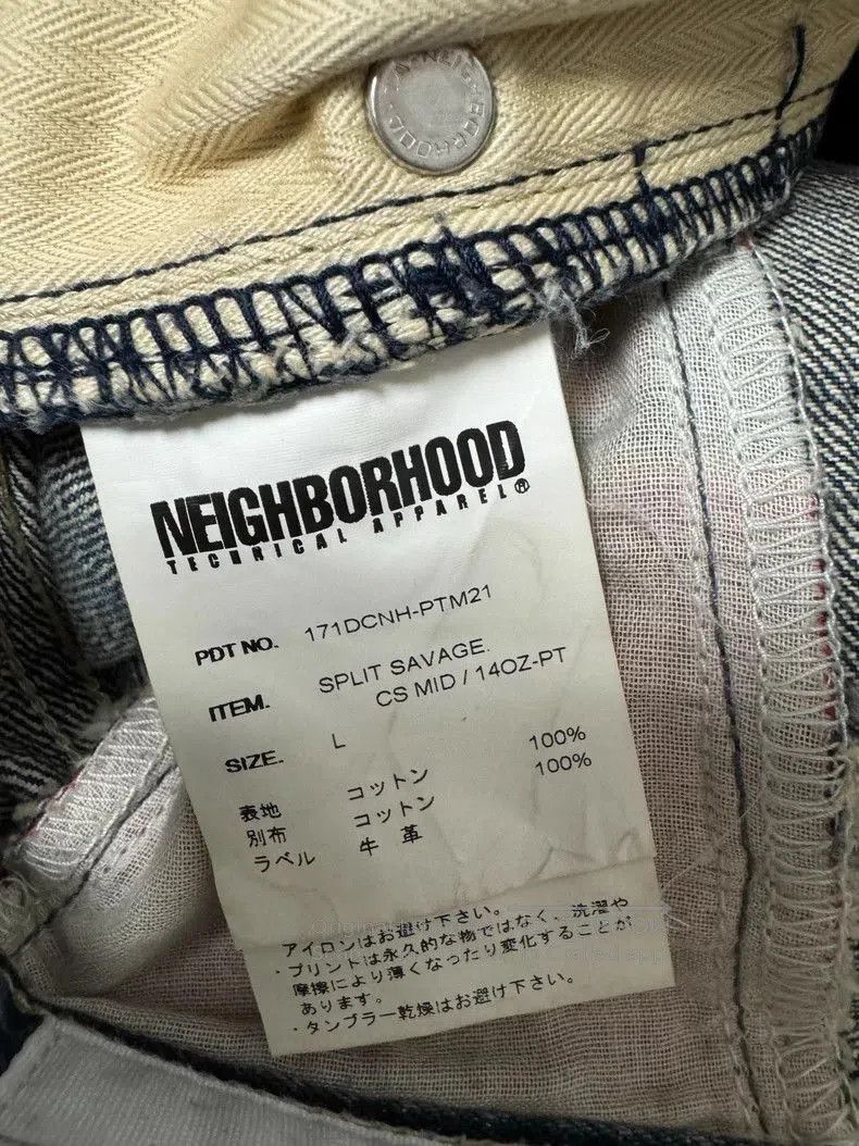 Neighborhood NEIGHBORHOOD 17SS Blue Denim Jeans. Size US 32 / EU 48 - 5 Thumbnail
