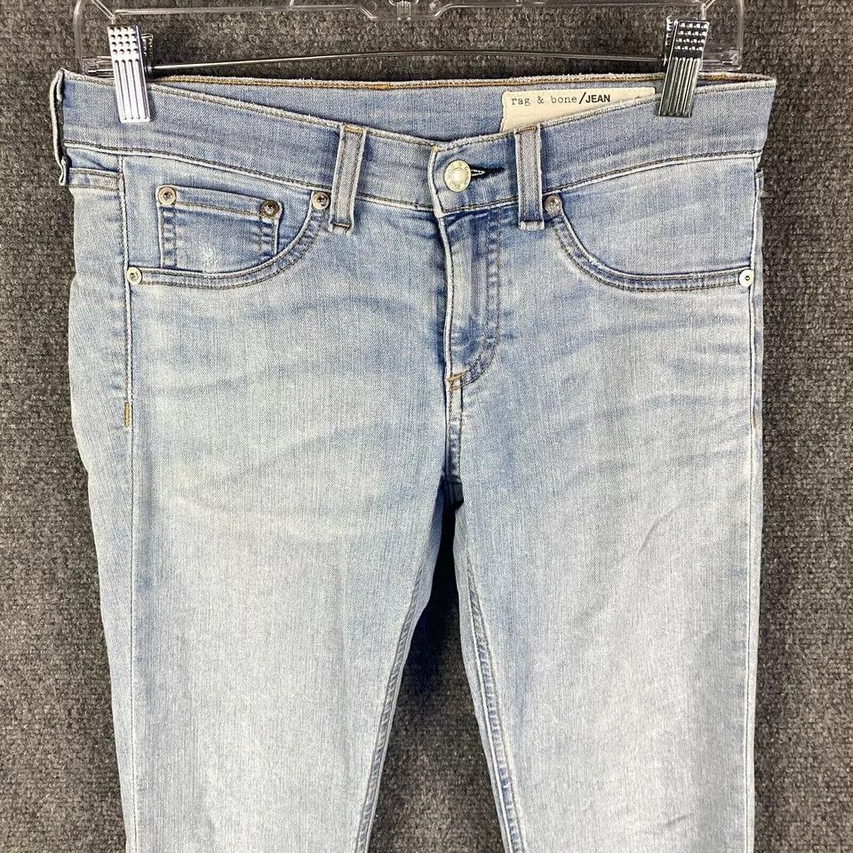 Rag & Bone Rag & Bone Jeans Women's Size 25 Skinny Distressed Stretch Size 25" / US 0 / IT 36 - 2 Thumbnail
