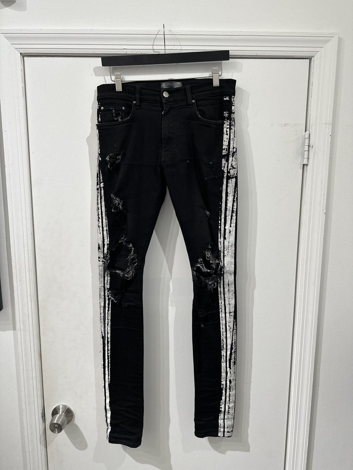 Amiri Amiri Striped Jeans Size 30 Size US 30 / EU 46 - 1 Thumbnail