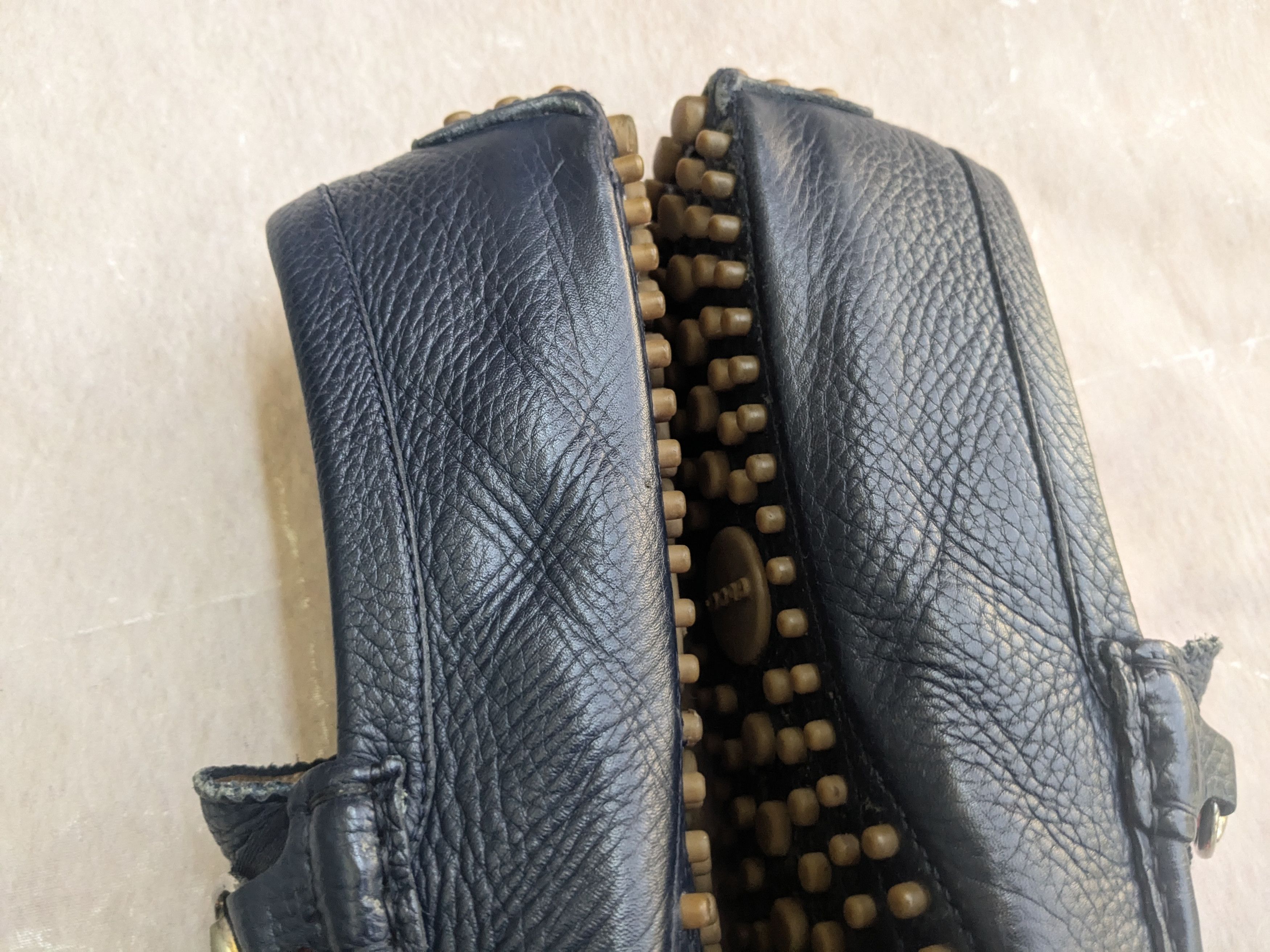 Gucci × Tom Ford Gucci Horsebit Driving Loafers Navy Blue Leather 7 Snaffle Size US 7 / EU 40 - 8 Thumbnail