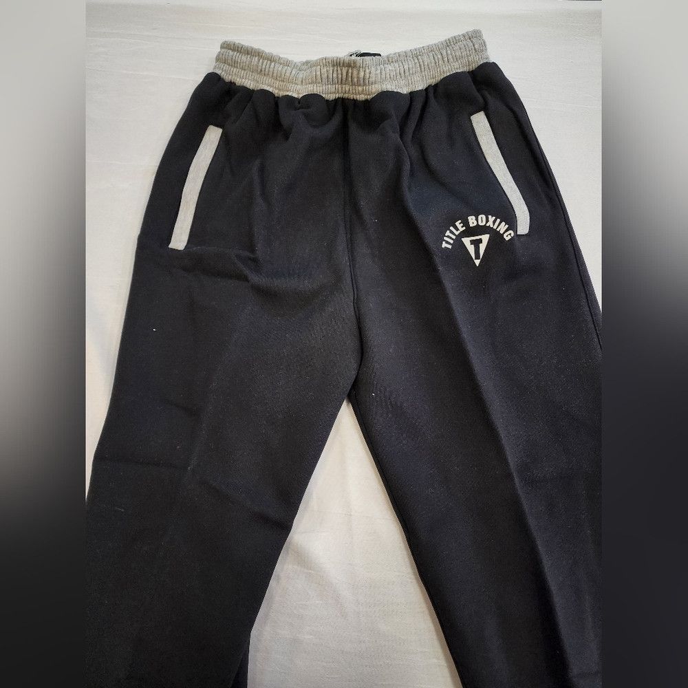 Other Title Boxing Black Grey Training Joggers Warm Pockets Size US 30 / EU 46 - 8 Thumbnail