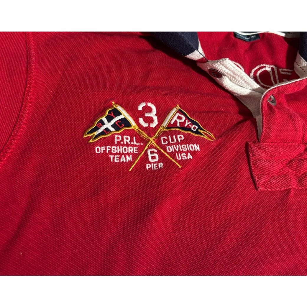Polo Ralph Lauren Boy's XL 18/20 | POLO Ralph Lauren Pony USA Polo Rugby Shirt Size US XL / EU 56 / 4 - 6 Thumbnail