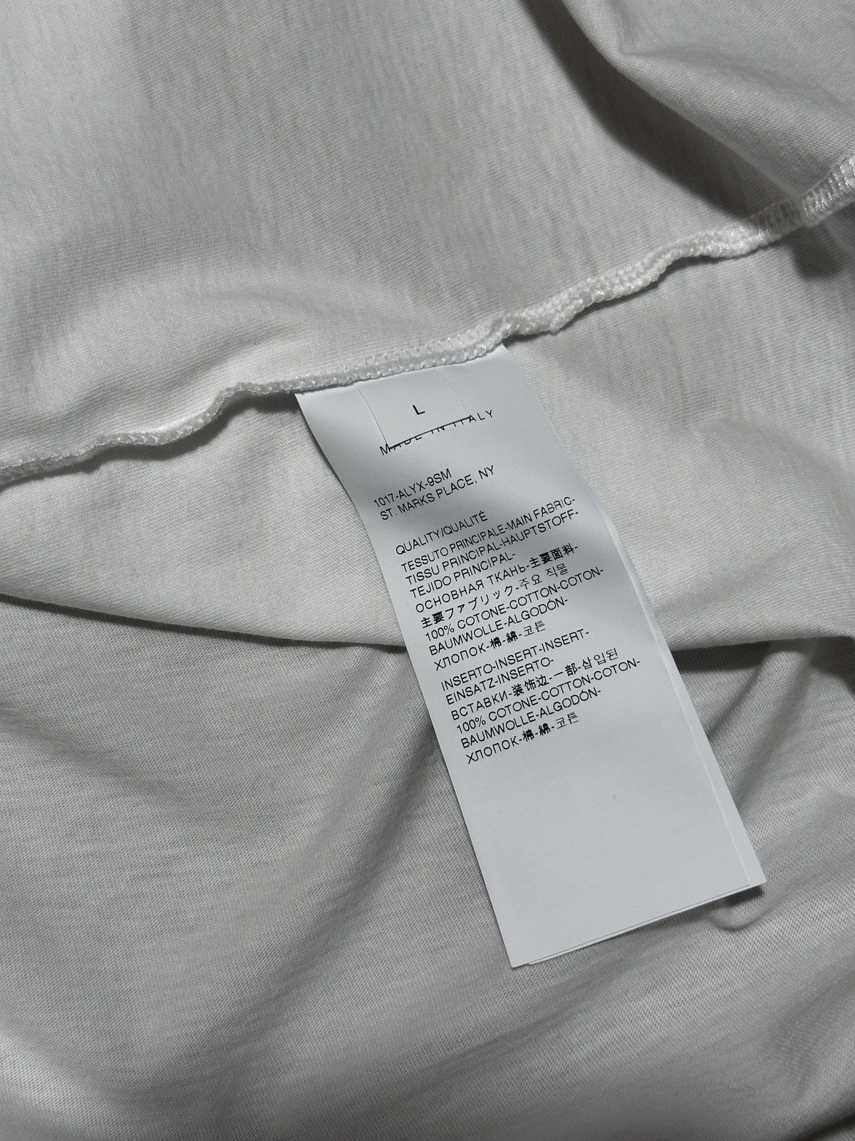 1017 ALYX 9SM 1017 ALYX 9SM T SHIRT Size US L / EU 52-54 / 3 - 6 Thumbnail
