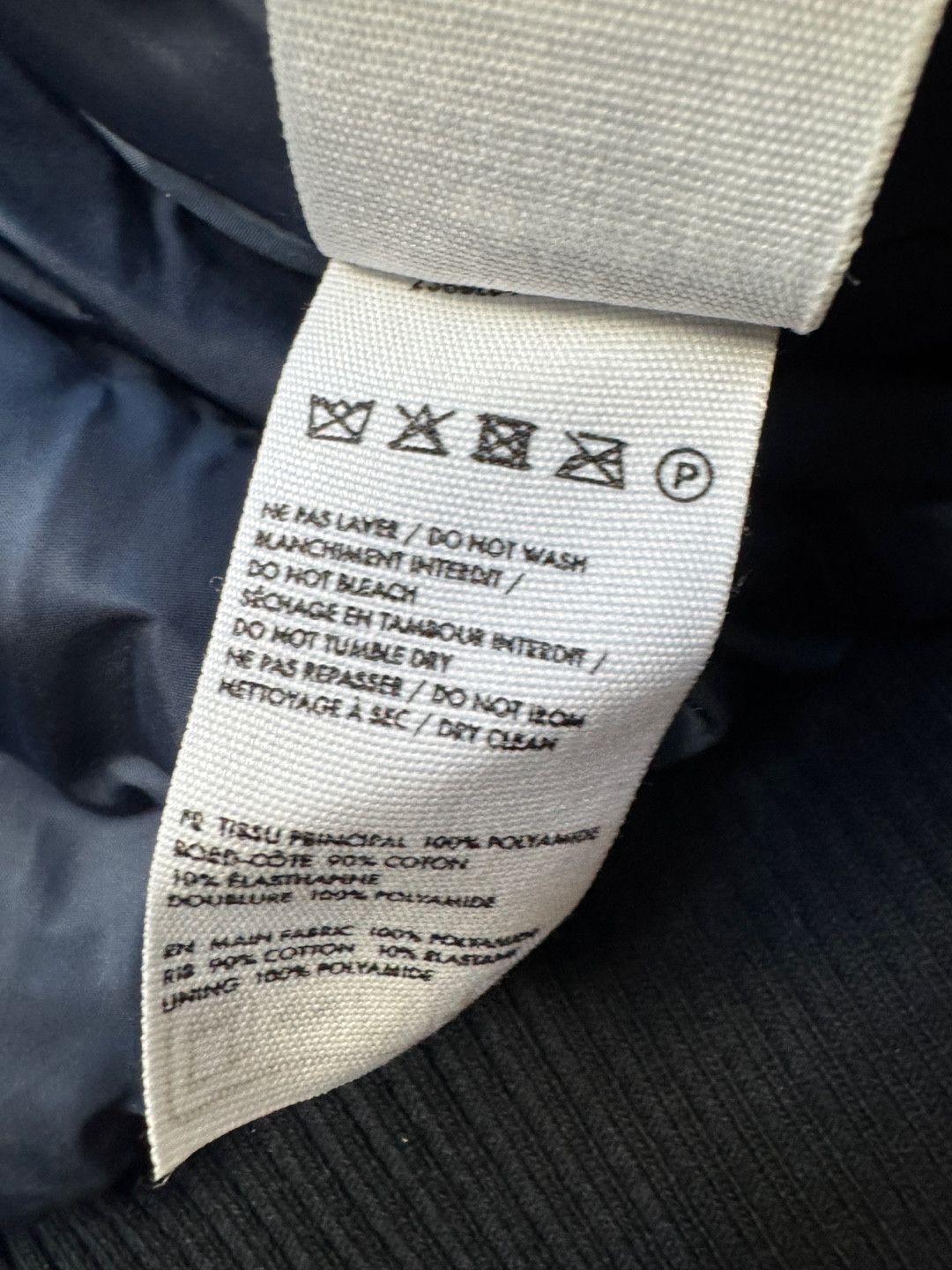 Jacquemus Jacquemus Croissant puffer bomber jacket Dark Navy Size US L / EU 52-54 / 3 - 15 Thumbnail