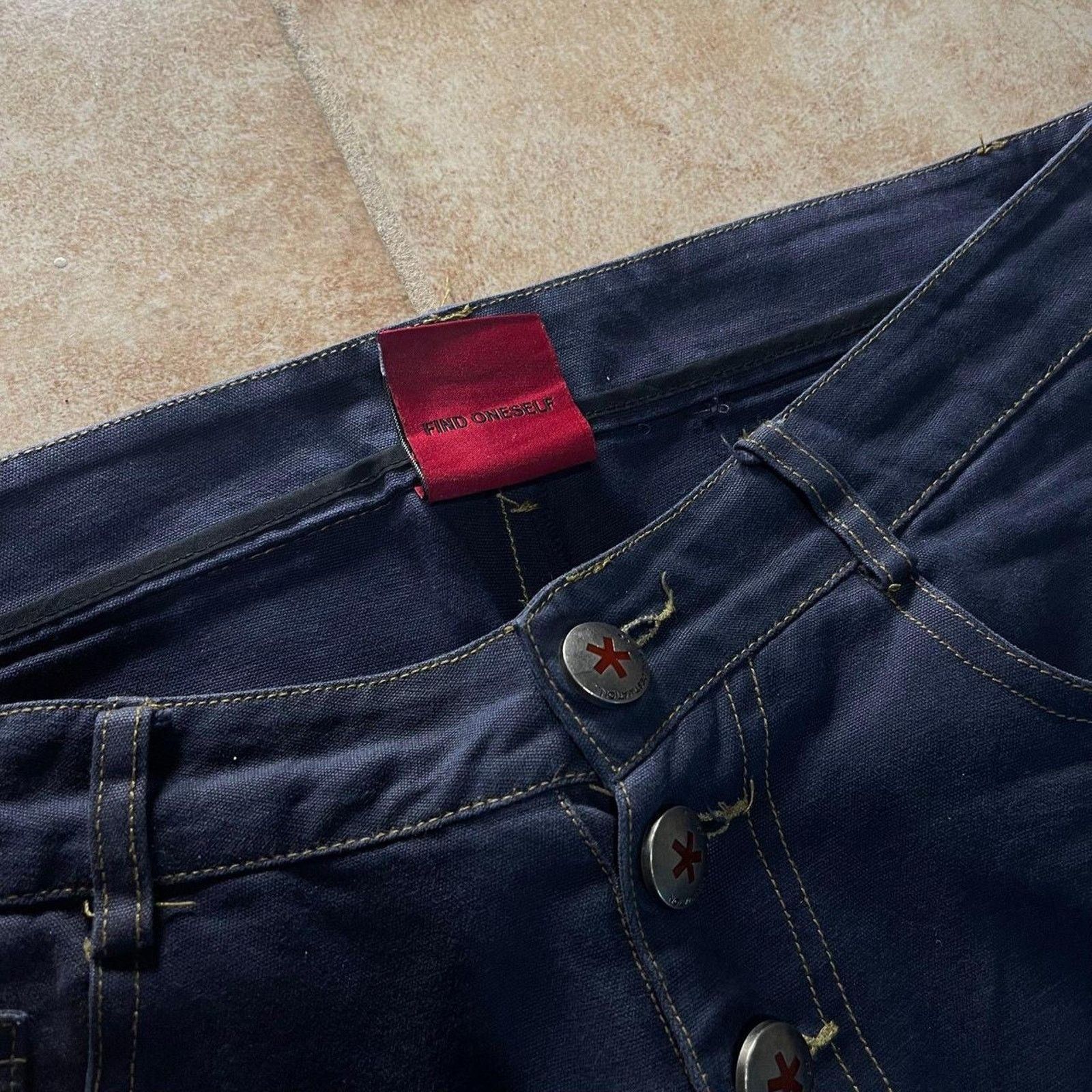 Japanese Brand Japanese Vintage Y2k Wide-leg Baggy Denim Jeans size 28 Size 28" / US 6 / IT 42 - 5 Thumbnail