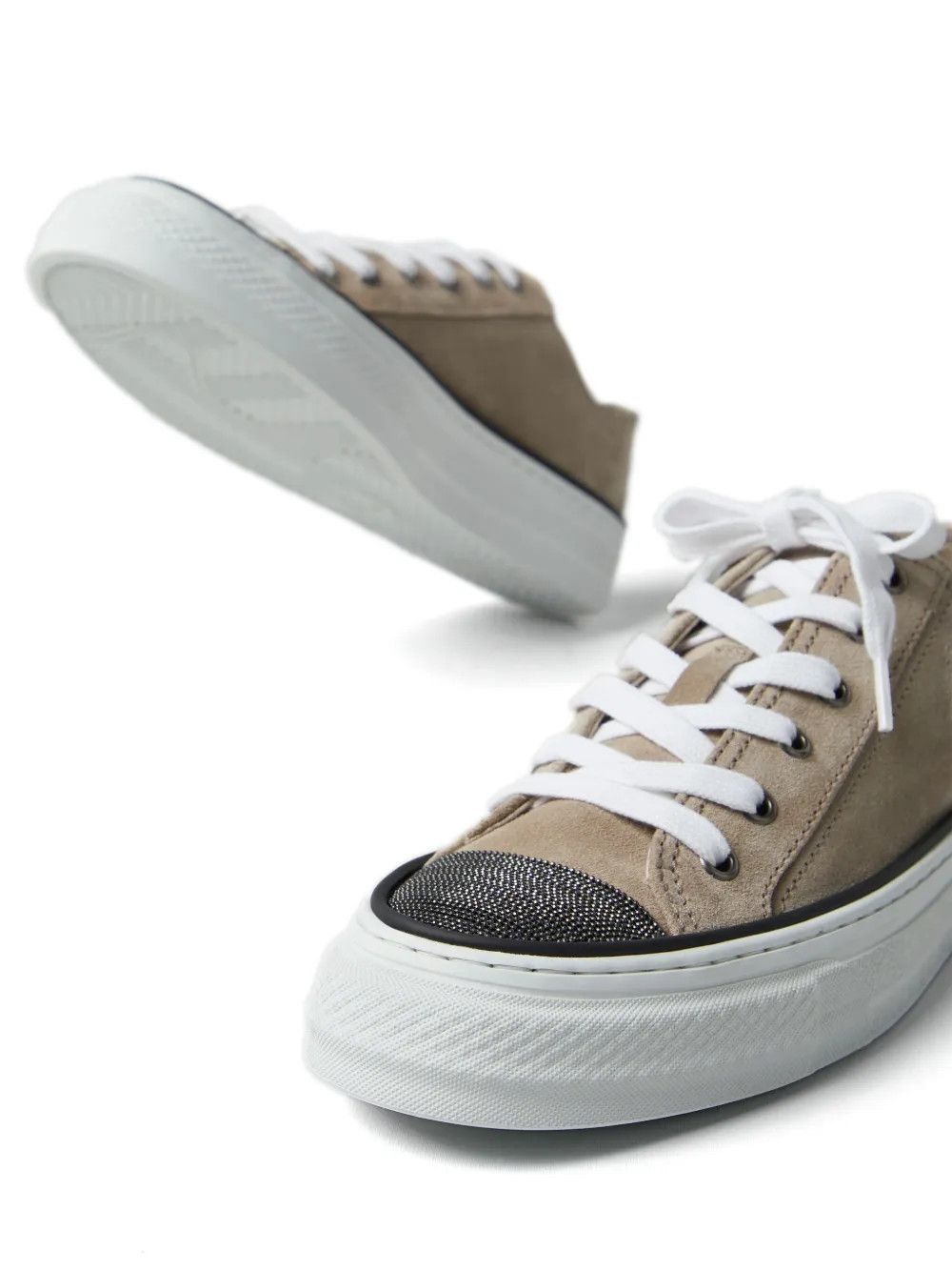 Brunello Cucinelli o1w1db10825 Pair Of Sneakers in Dark Brown Size US 8 / IT 38 - 4 Thumbnail
