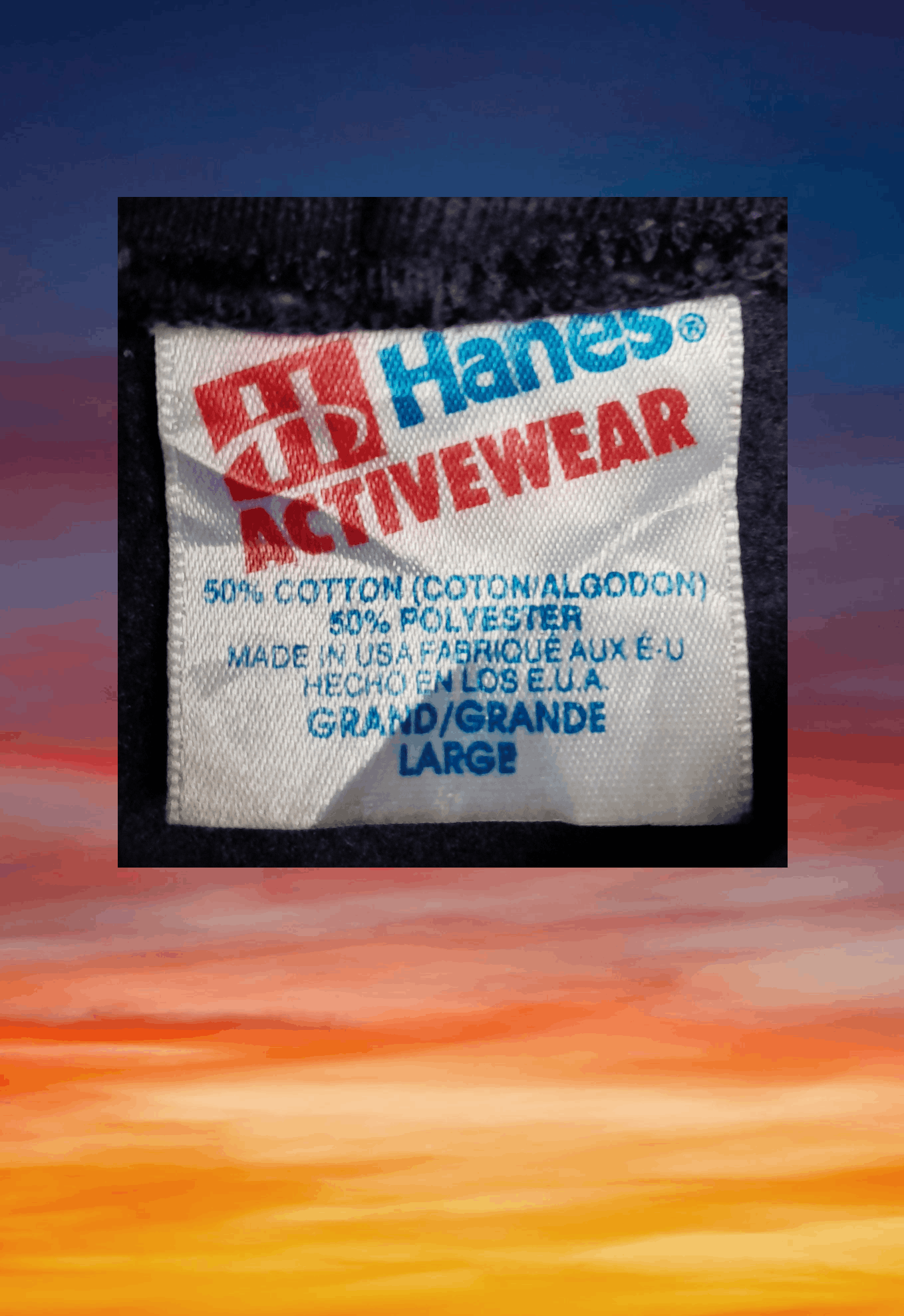 Hanes × Vintage Vintage 90s Hanes The Ultimate Source hoodies Size US L / EU 52-54 / 3 - 7 Thumbnail