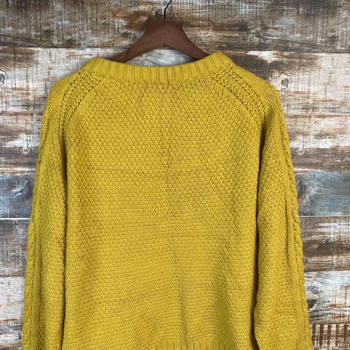 Japanese Brand DL GU Vintage Yellow Knitwear #C1146 Size L / US 10 / IT 46 - 13 Thumbnail