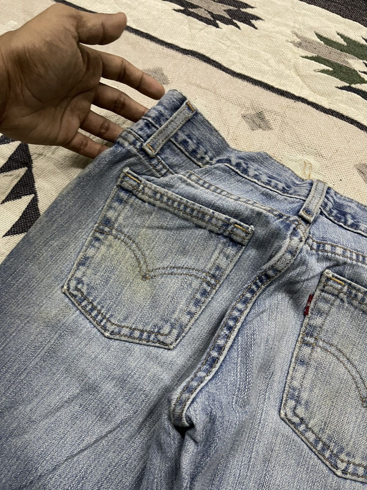 Levi's VINTAGE LEVIS 518 SUPER LOW BOOTCUT JEANS MADE IN USA Size 28" / US 6 / IT 42 - 18 Thumbnail