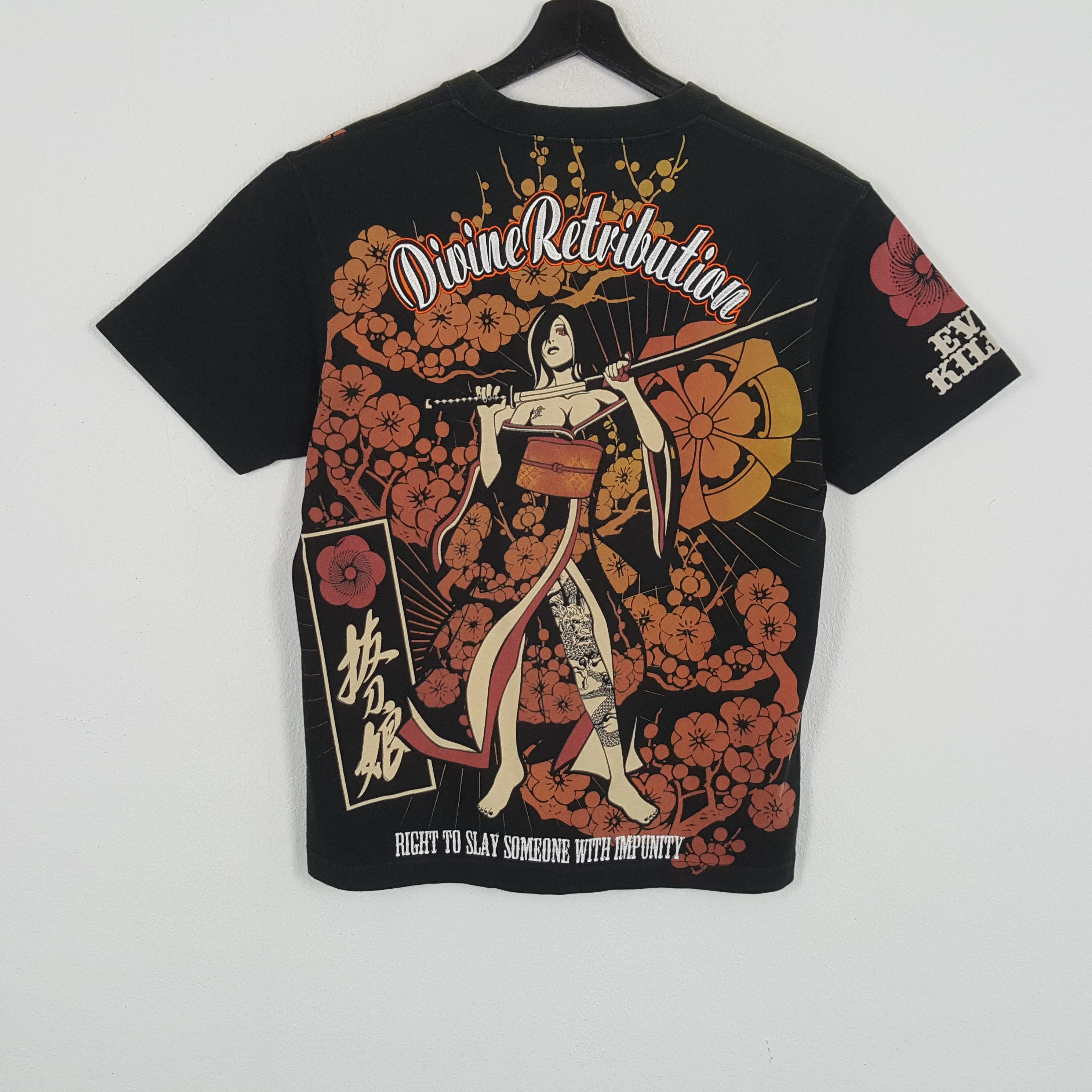 Japanese Brand × Vintage Karakuri Tamashi DIVINE RETRIBUTION Japanese Style Tshirt Size US M / EU 48-50 / 2 - 1 Thumbnail