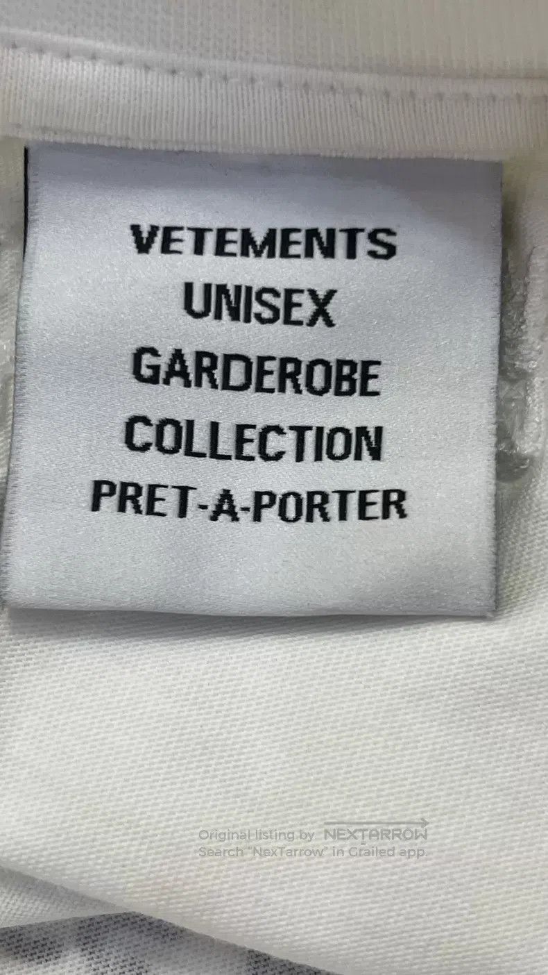 Vetements Vetements Rabbit Print Short Sleeve T-Shirt, XS Size, Whit Size US XS / EU 42 / 0 - 4 Thumbnail