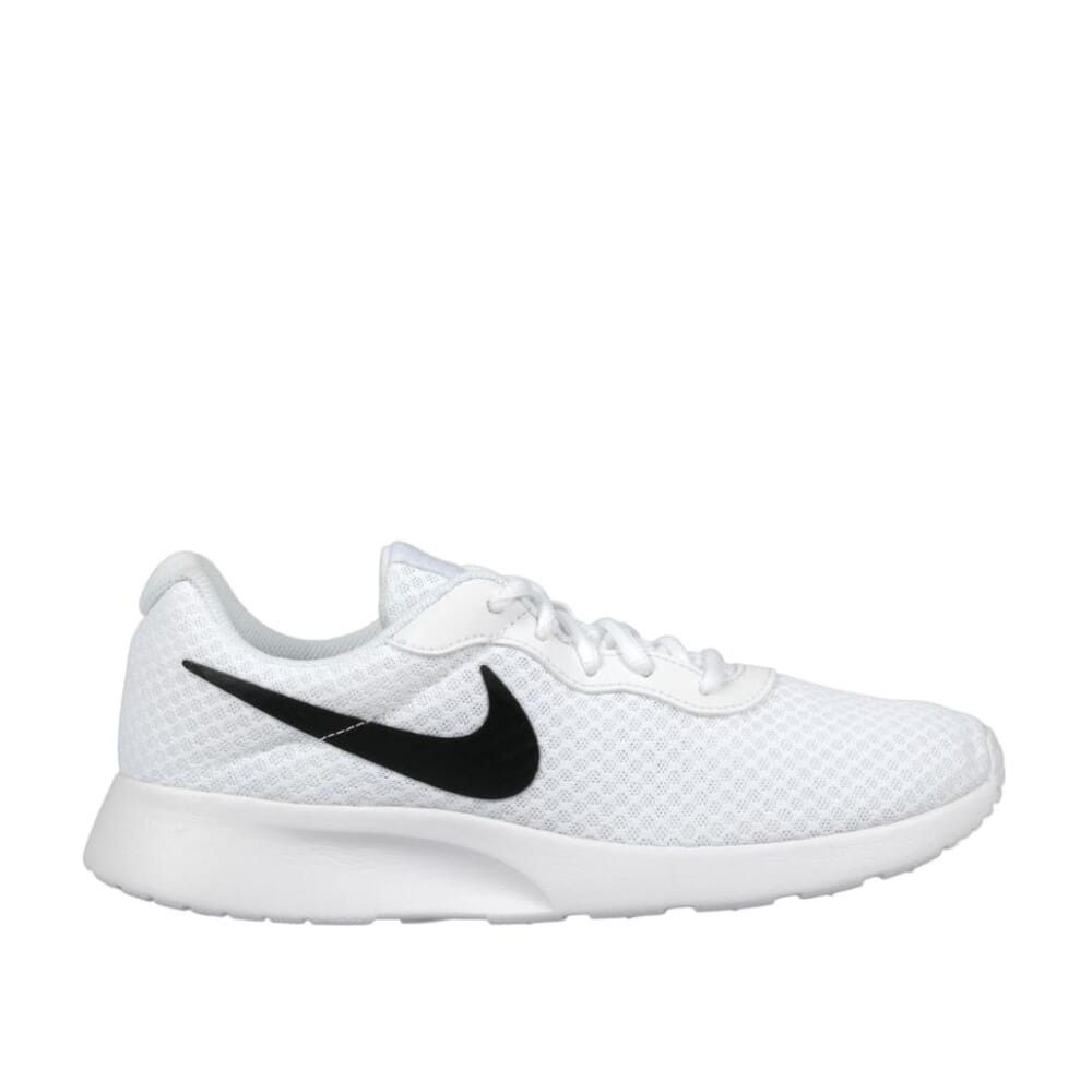 image of Nike Tanjun White/black-Barely Volt Dj6258-100 Shoes in White/Black/Barely Volt, Men's