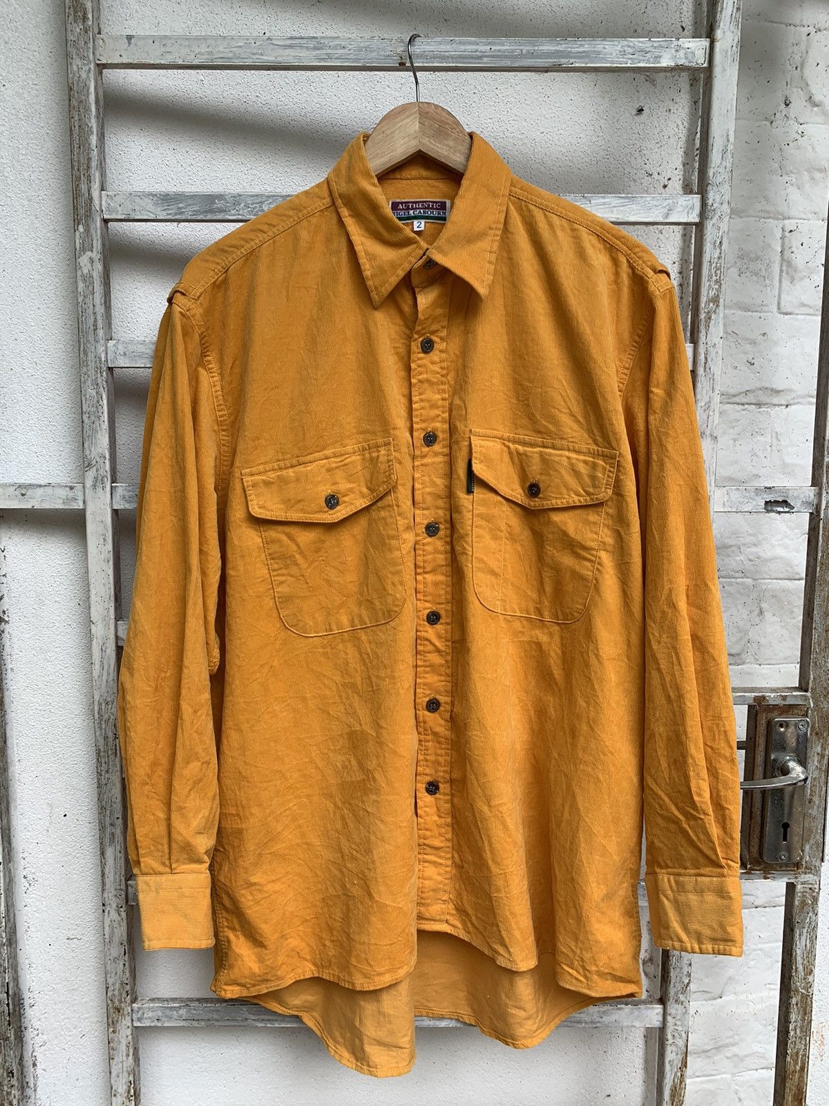 Designer × Nigel Cabourn Nigel Cabourn Button Up long Sleeve Corduroy Size US XL / EU 56 / 4 - 1 Thumbnail