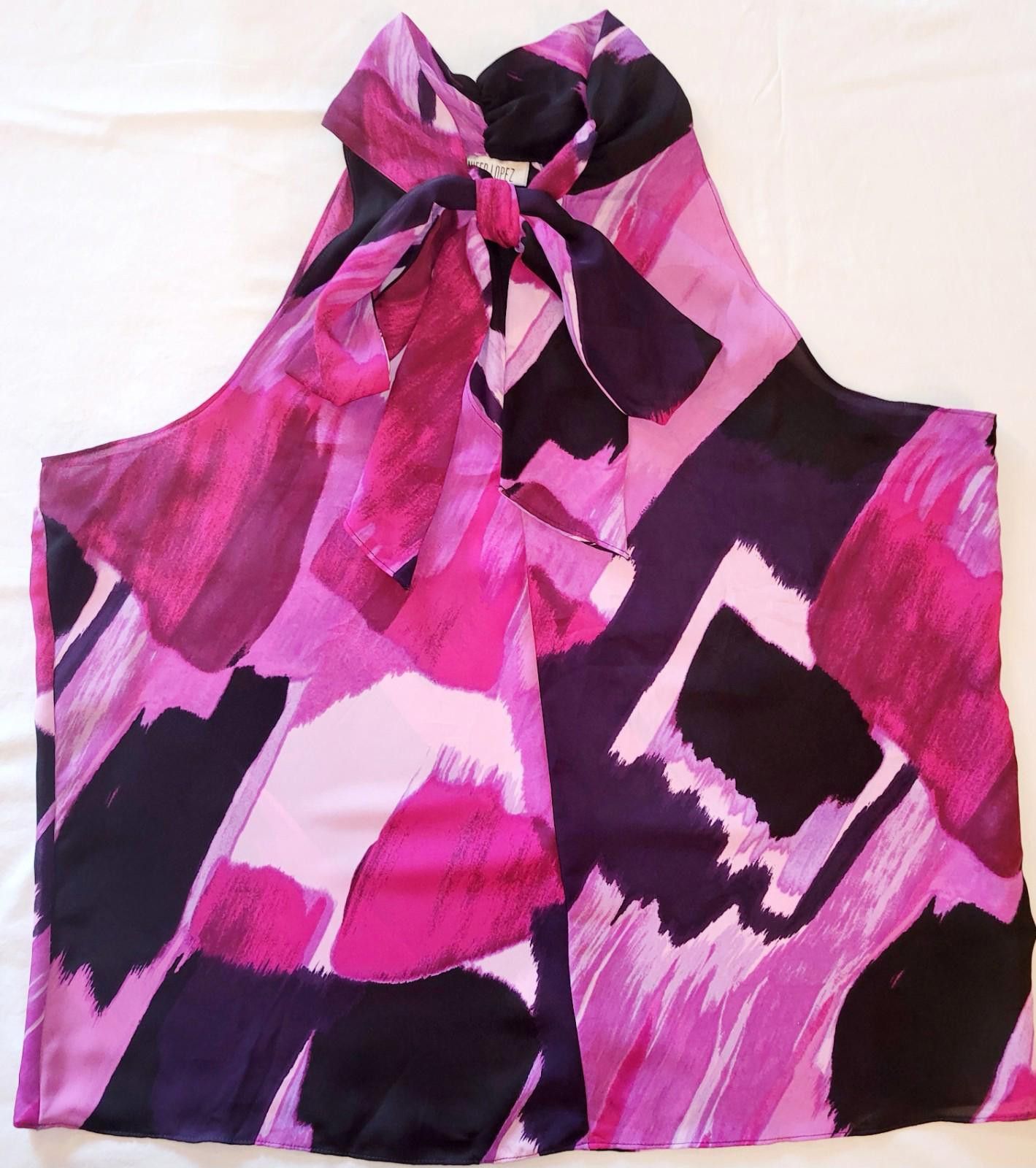Designer Jennifer Lopez women's size XL sleeveless blouse Size XL / US 12-14 / IT 48-50 - 1 Thumbnail