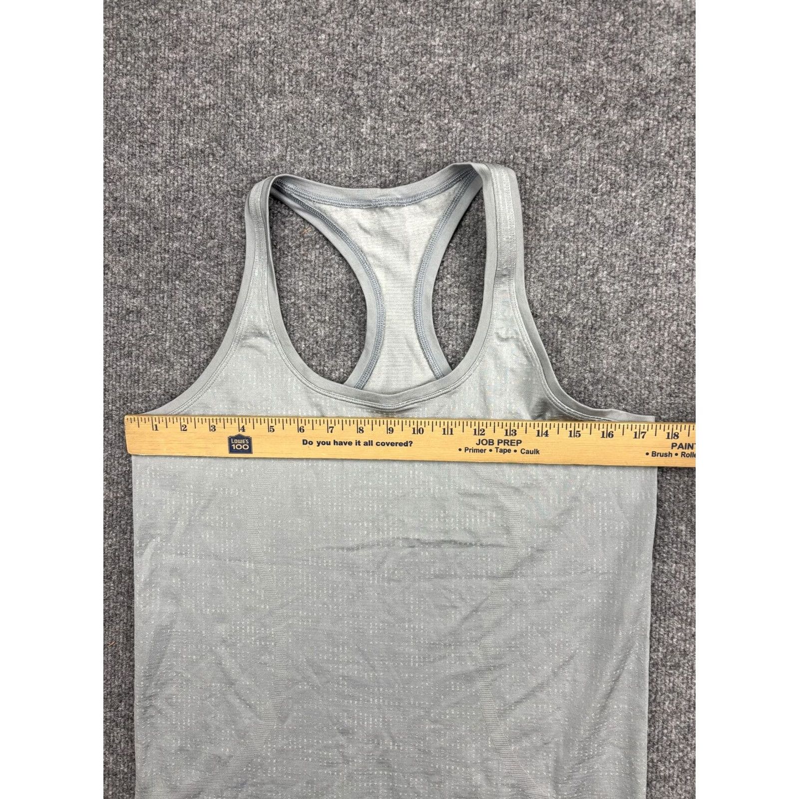 Lululemon Lululemon Swiftly Tech Racerback Tank Womens 10 Gray Running Yoga Athletic Shirt Size L / US 10 / IT 46 - 2 Thumbnail
