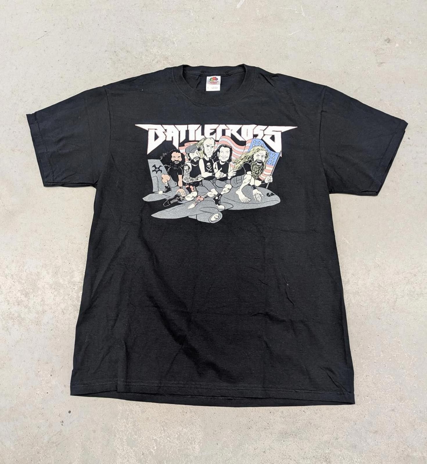 Fruit Of The Loom Battlecross 2014 Pre-European Tour T-Shirt Heavy Metal Size US L / EU 52-54 / 3 - 1 Thumbnail