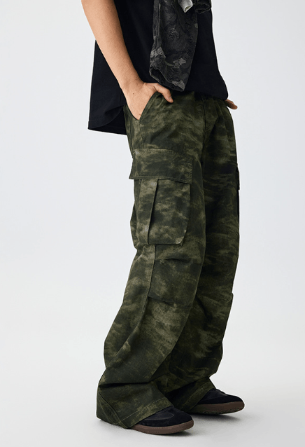 Japanese Brand × Jean Outdoor camouflage tie-dye multi-pocket casual jeans Size US 32 / EU 48 - 2 Thumbnail