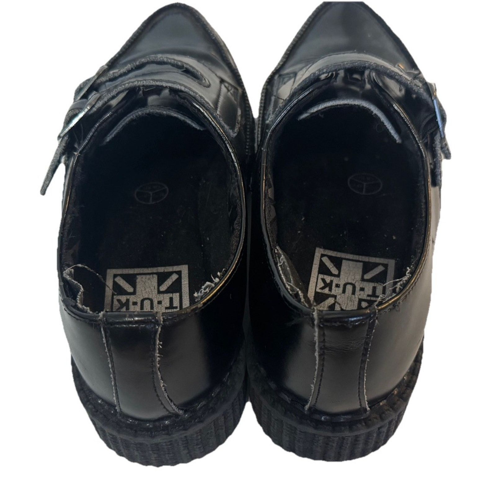 Other T.U.K Viva Mondo Cow Hair Leather Pointed Creeper Shoes 3/5 Size US 5 / IT 35 - 7 Thumbnail