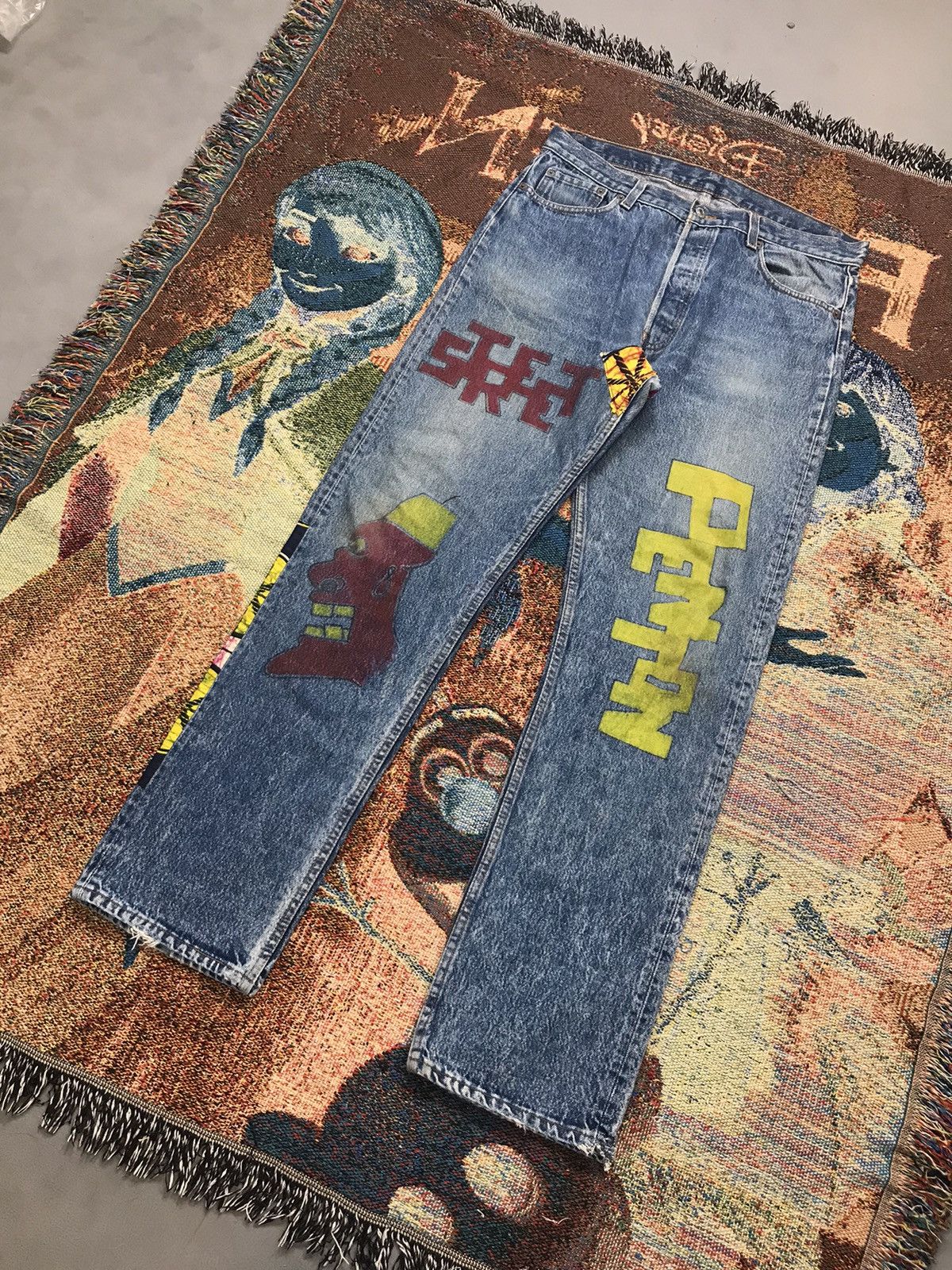 Levi's Vintage Levi’s reworked 501 denim Size US 36 / EU 52 - 3 Thumbnail