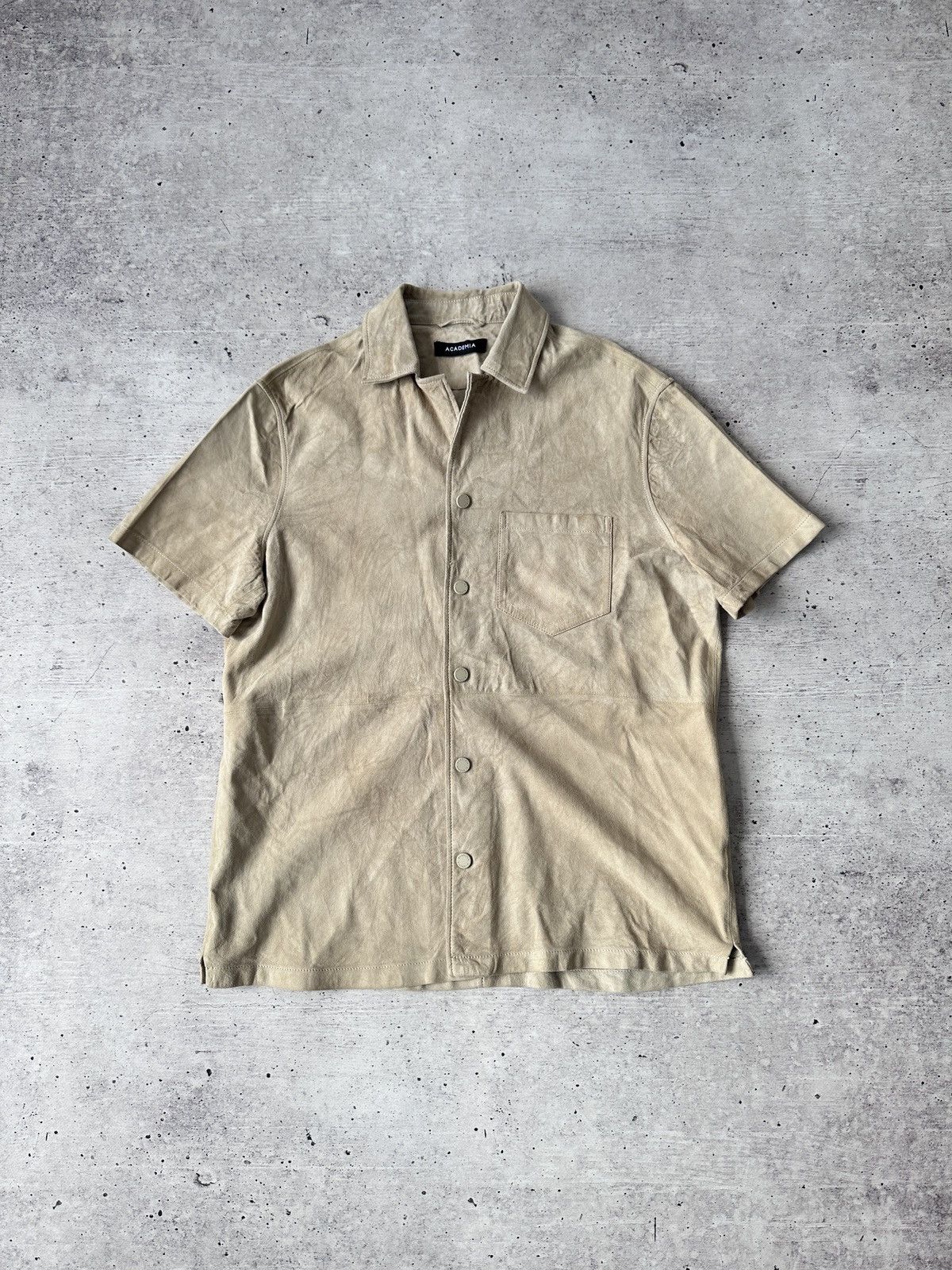 Other ACADEMIA by Beymen Luxury Lambskin Leather Shirt Size 52 L Size US L / EU 52-54 / 3 - 1 Thumbnail